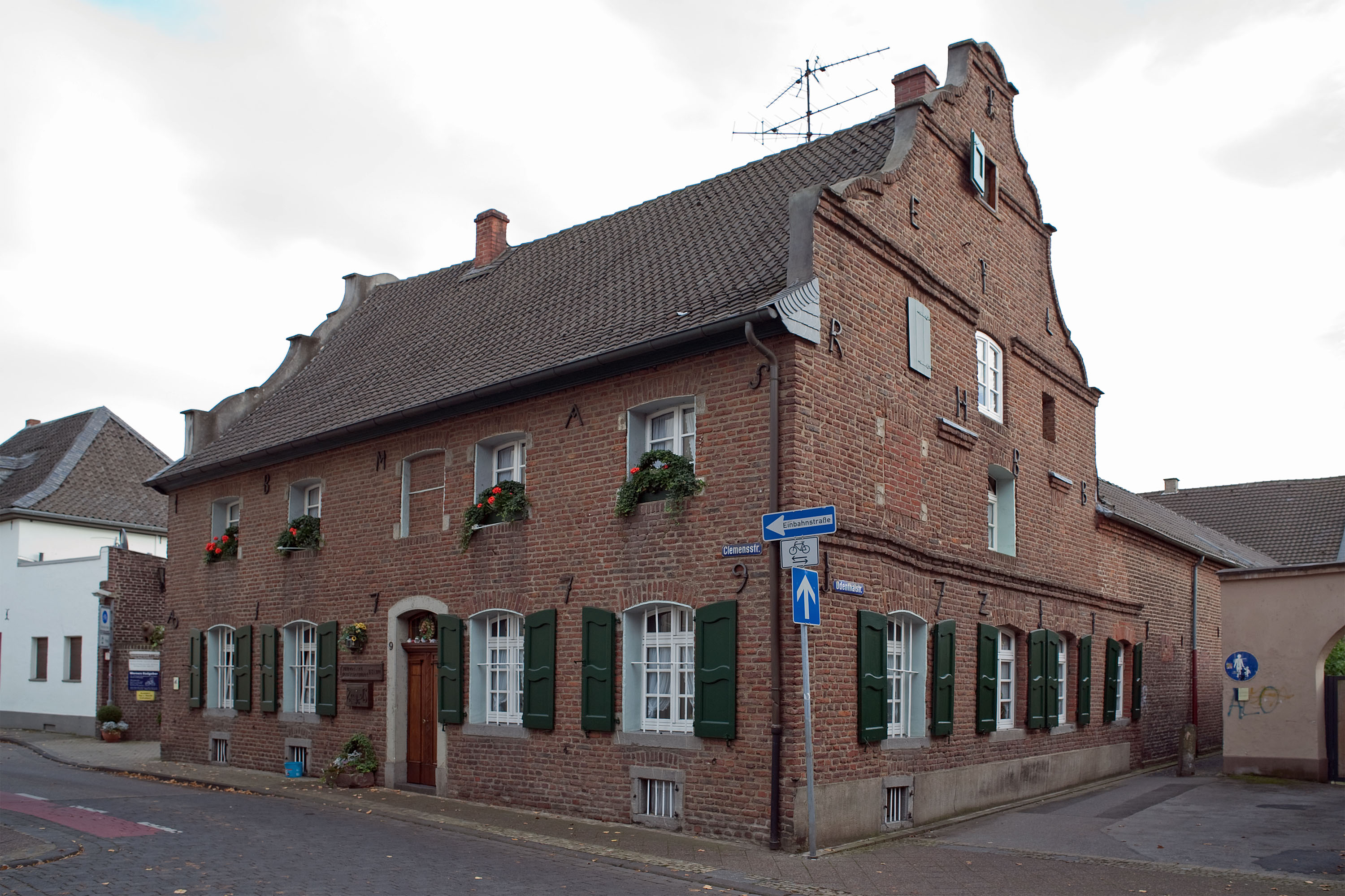 2013 10 19 Krefeld Clemensstr 9 (Denkmal Nr. 53)