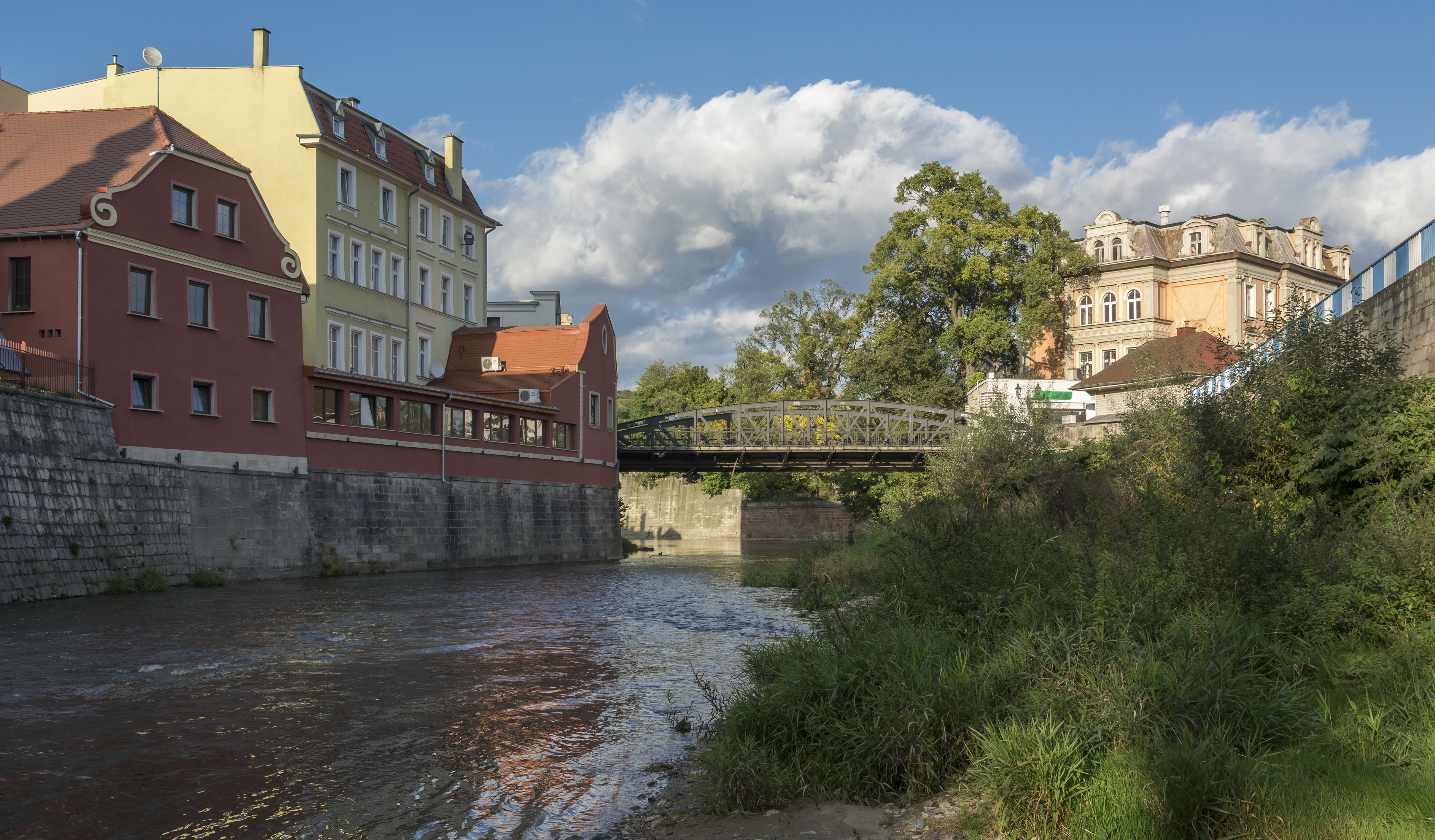2014 Nysa Kłodzka i most żelazny w Kłodzku