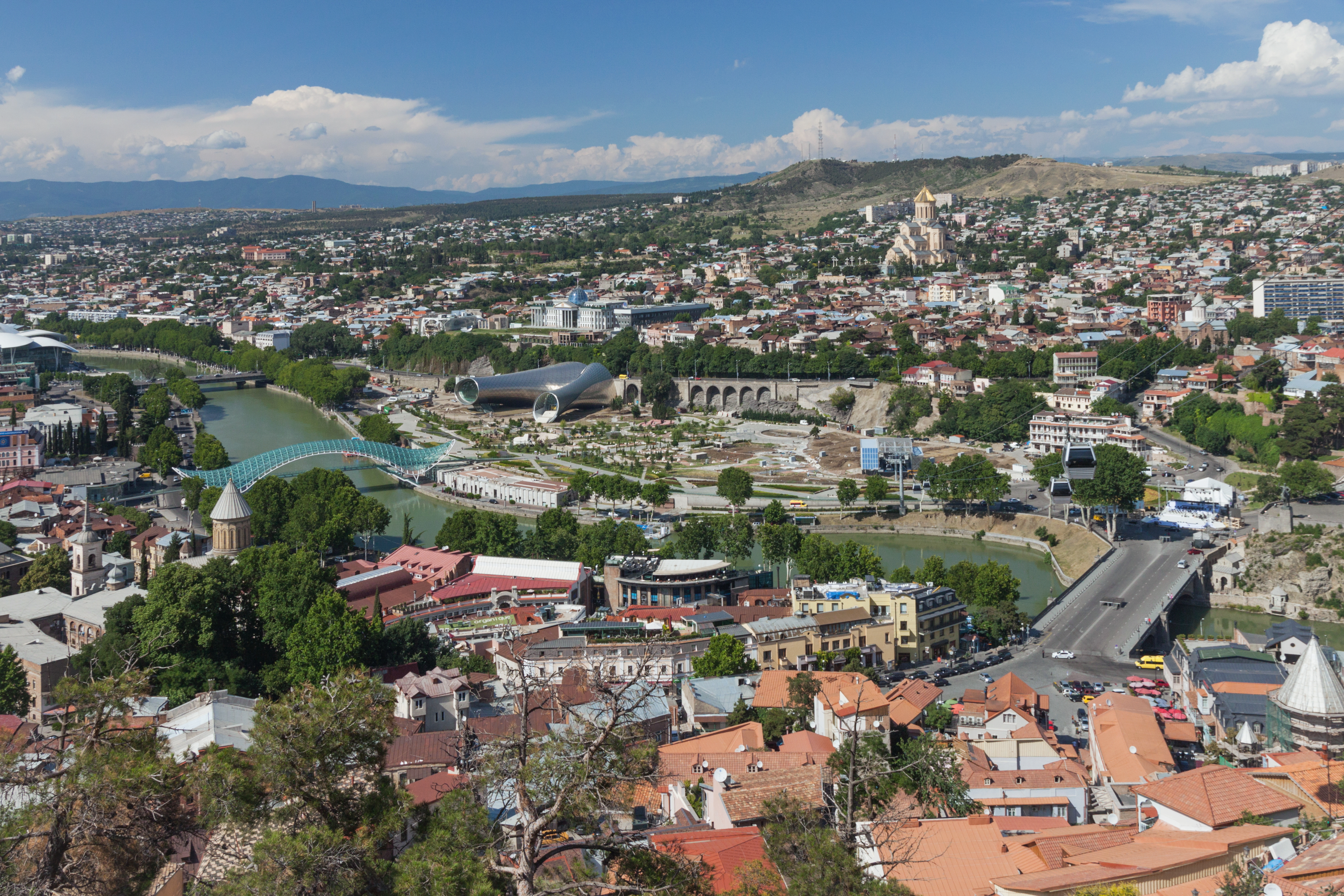 2014 Tbilisi, Widoki z Twierdzy Narikala (20)
