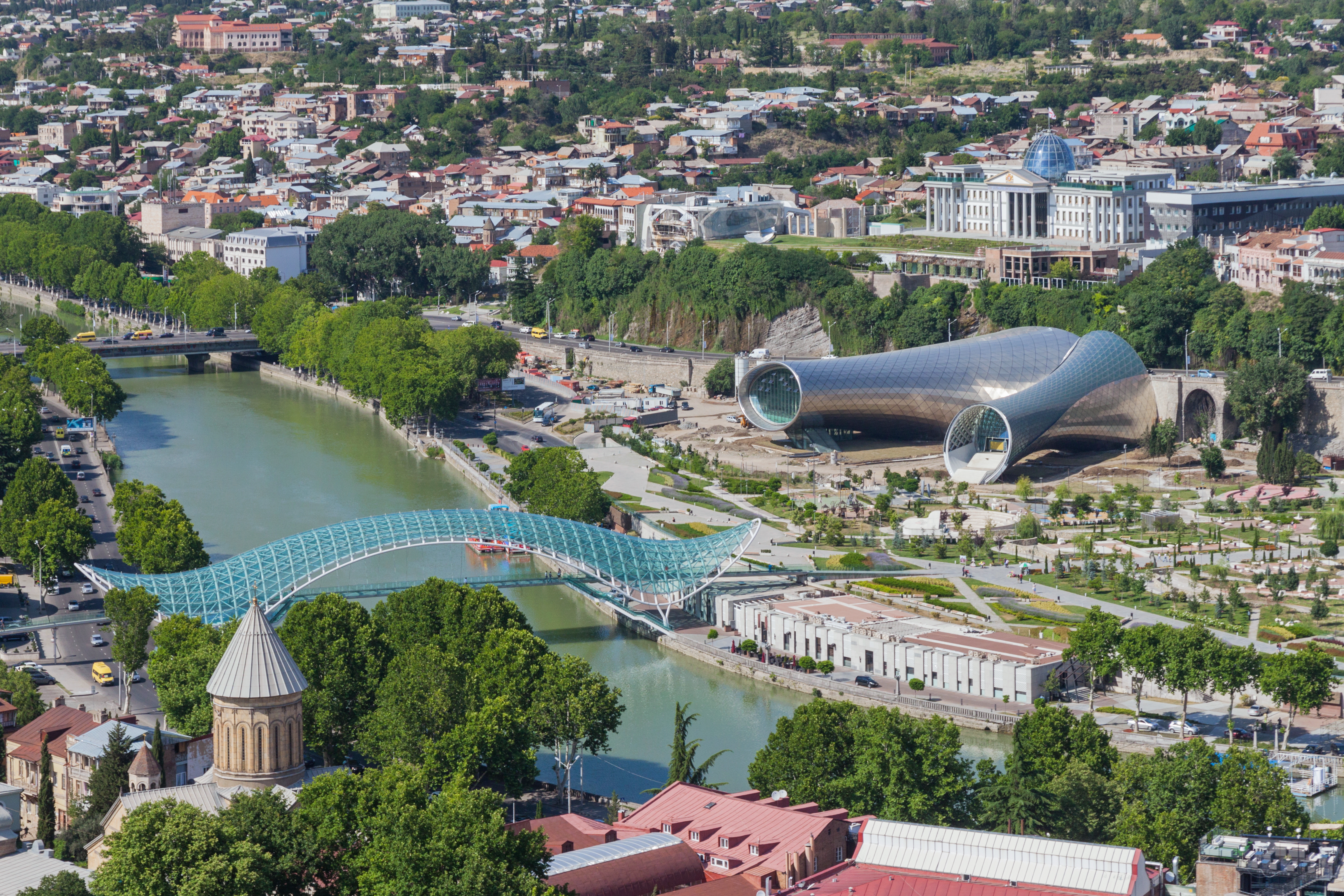 2014 Tbilisi, Widoki z Twierdzy Narikala (24)