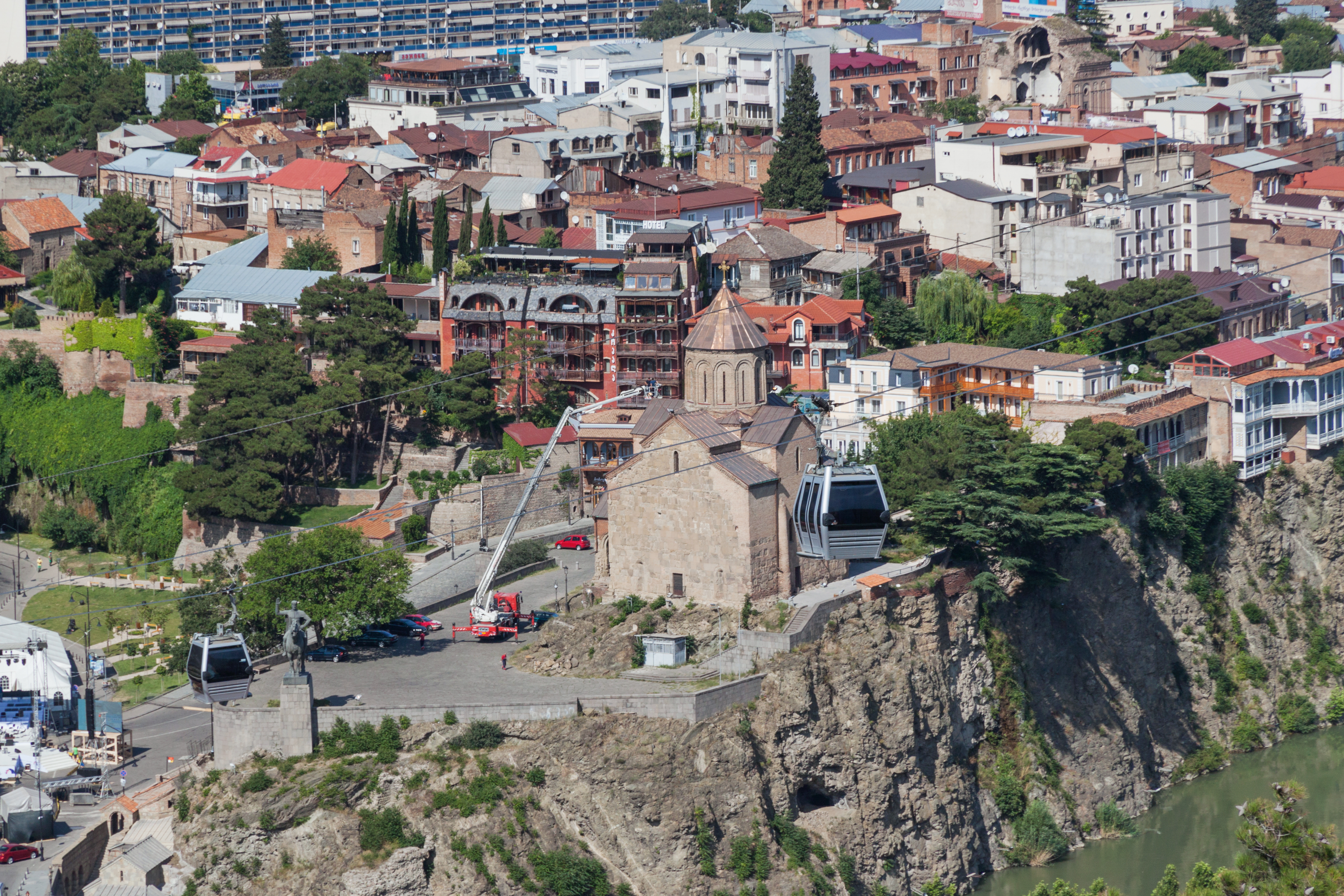 2014 Tbilisi, Widoki z Twierdzy Narikala (34)