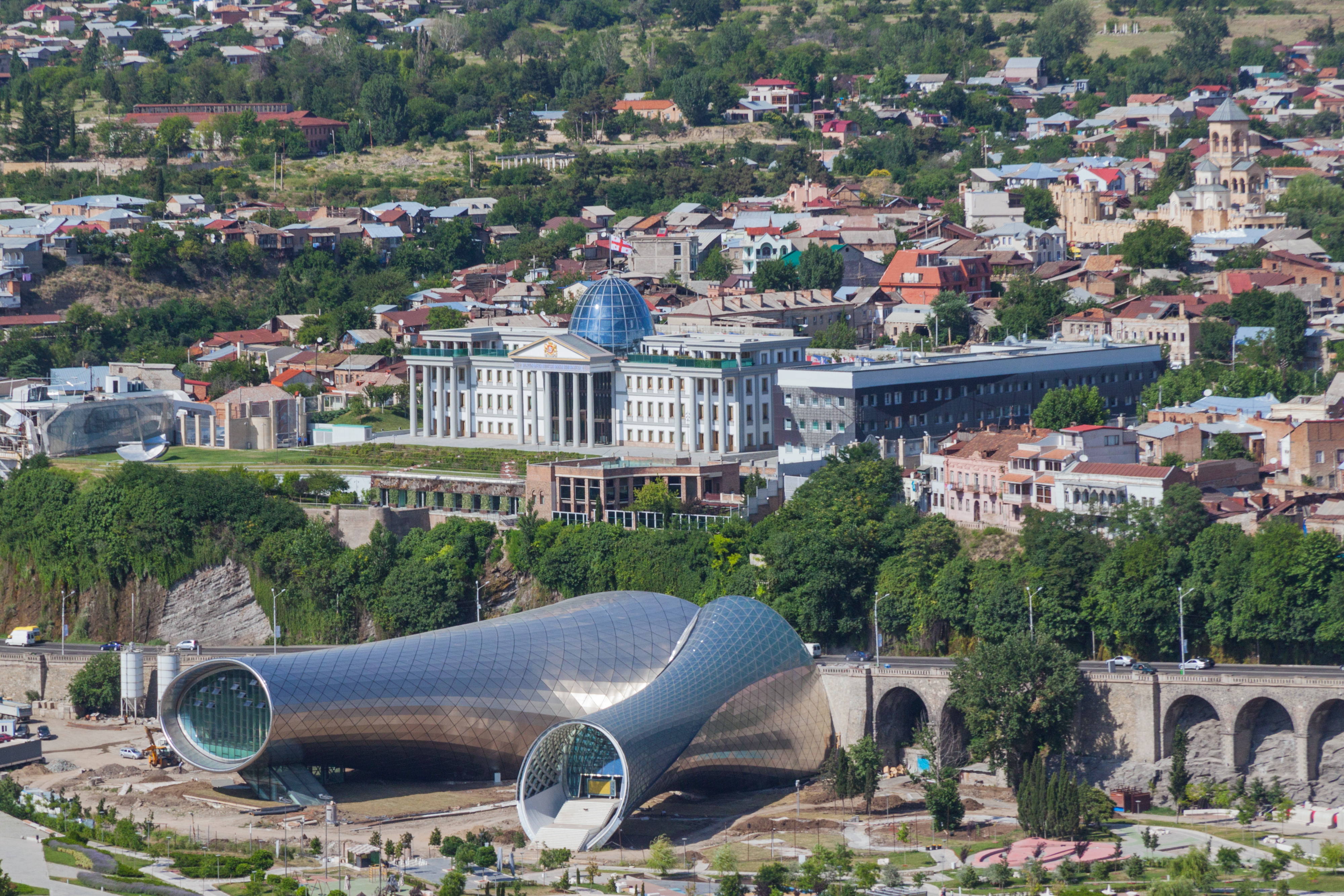 2014 Tbilisi, Widoki z Twierdzy Narikala (35)