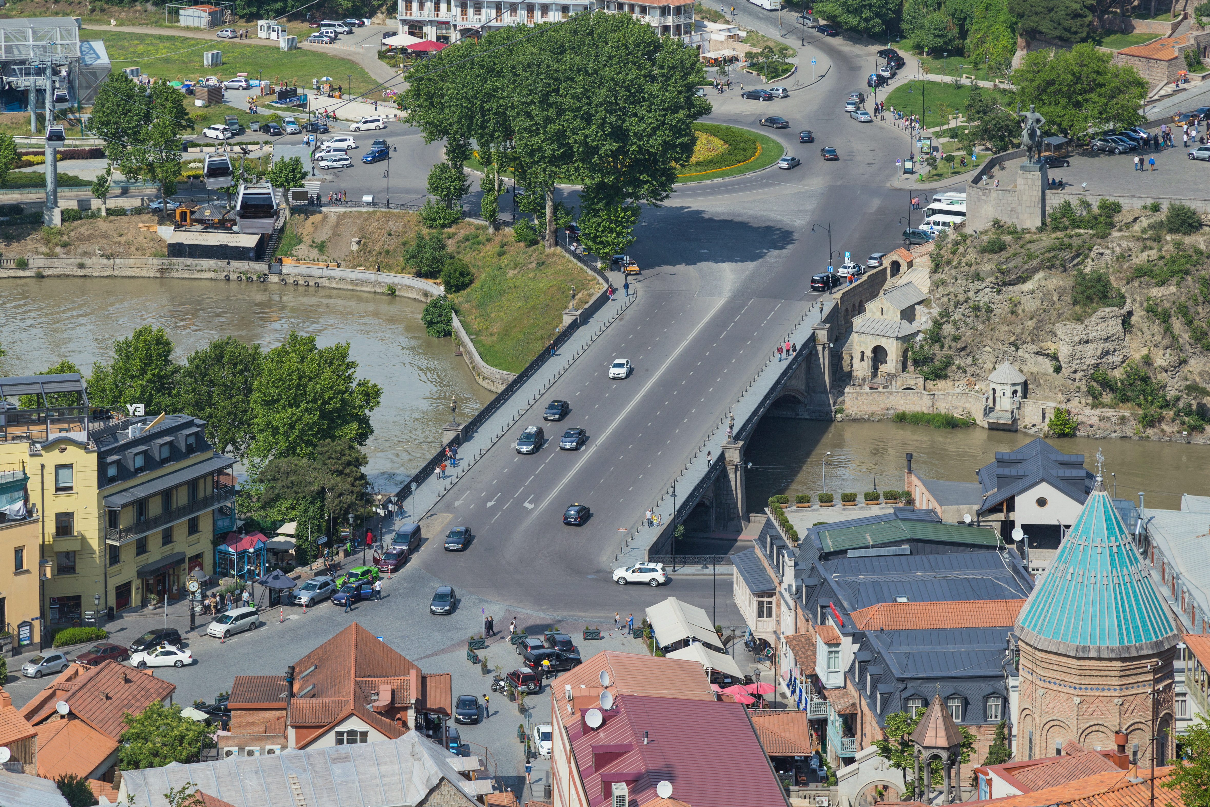 2016 Tbilisi, Widoki z Twierdzy Narikala (07)