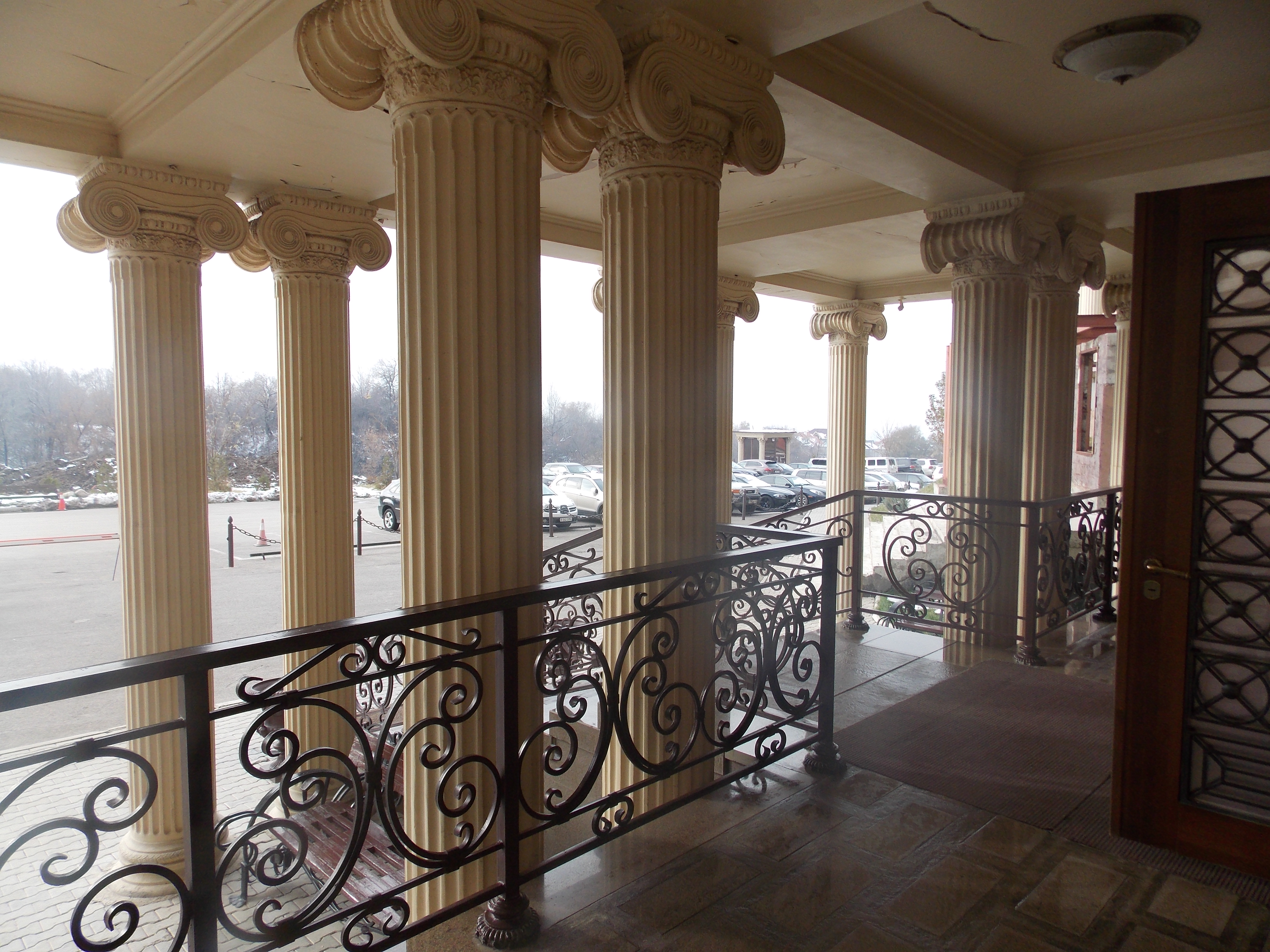 Europolis complex, Almaty - the Main Office porch