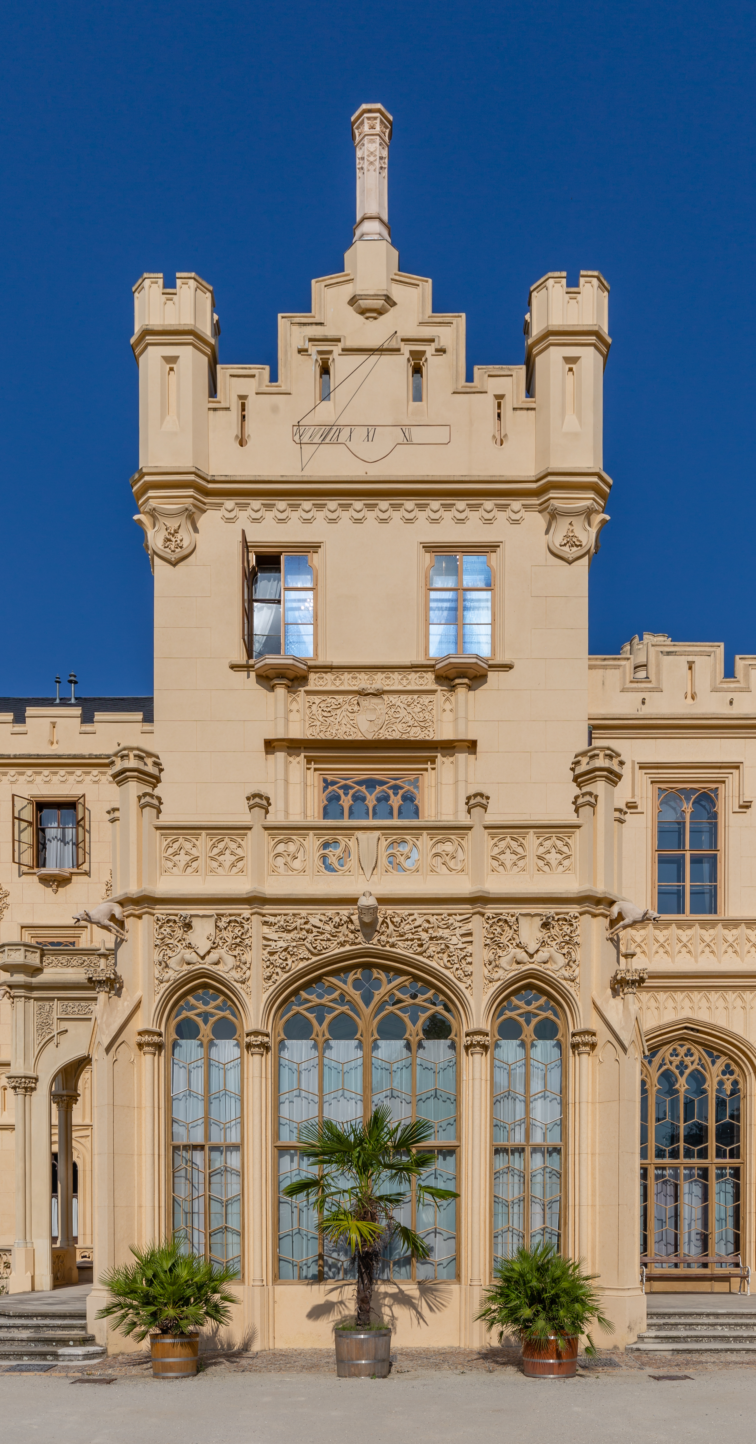 A tower on the eastern side, Lednice, Czech Republic 03