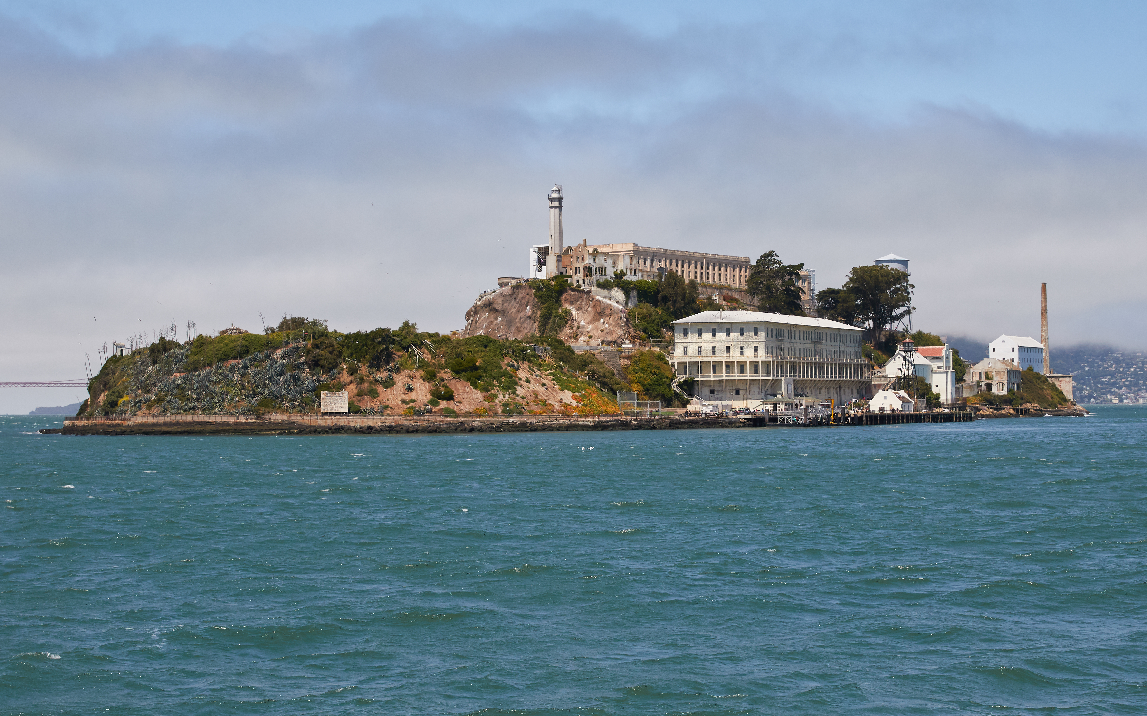 Alcatraz Island as seen from the East