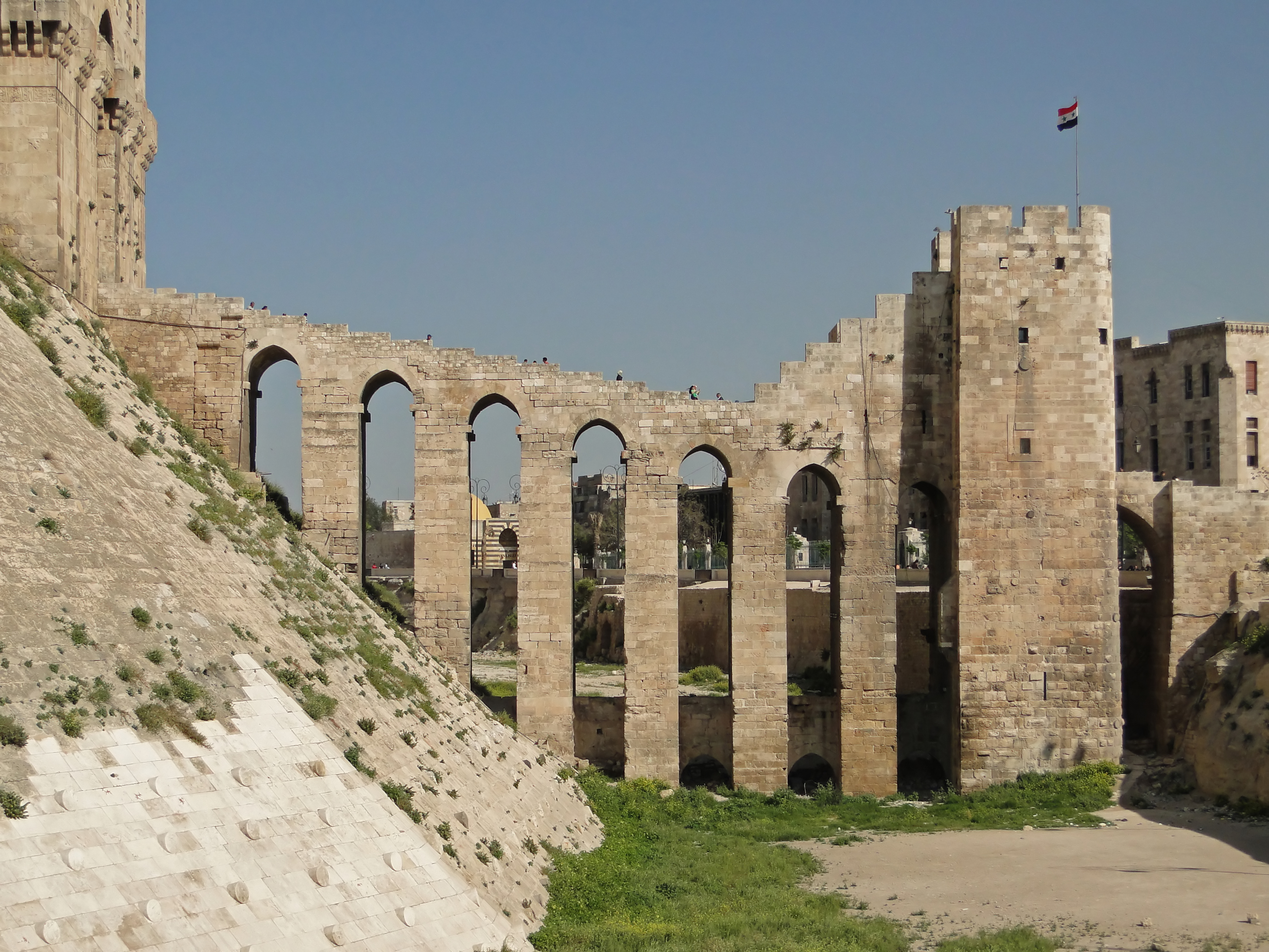Aleppo Citadel 26 - Bridge