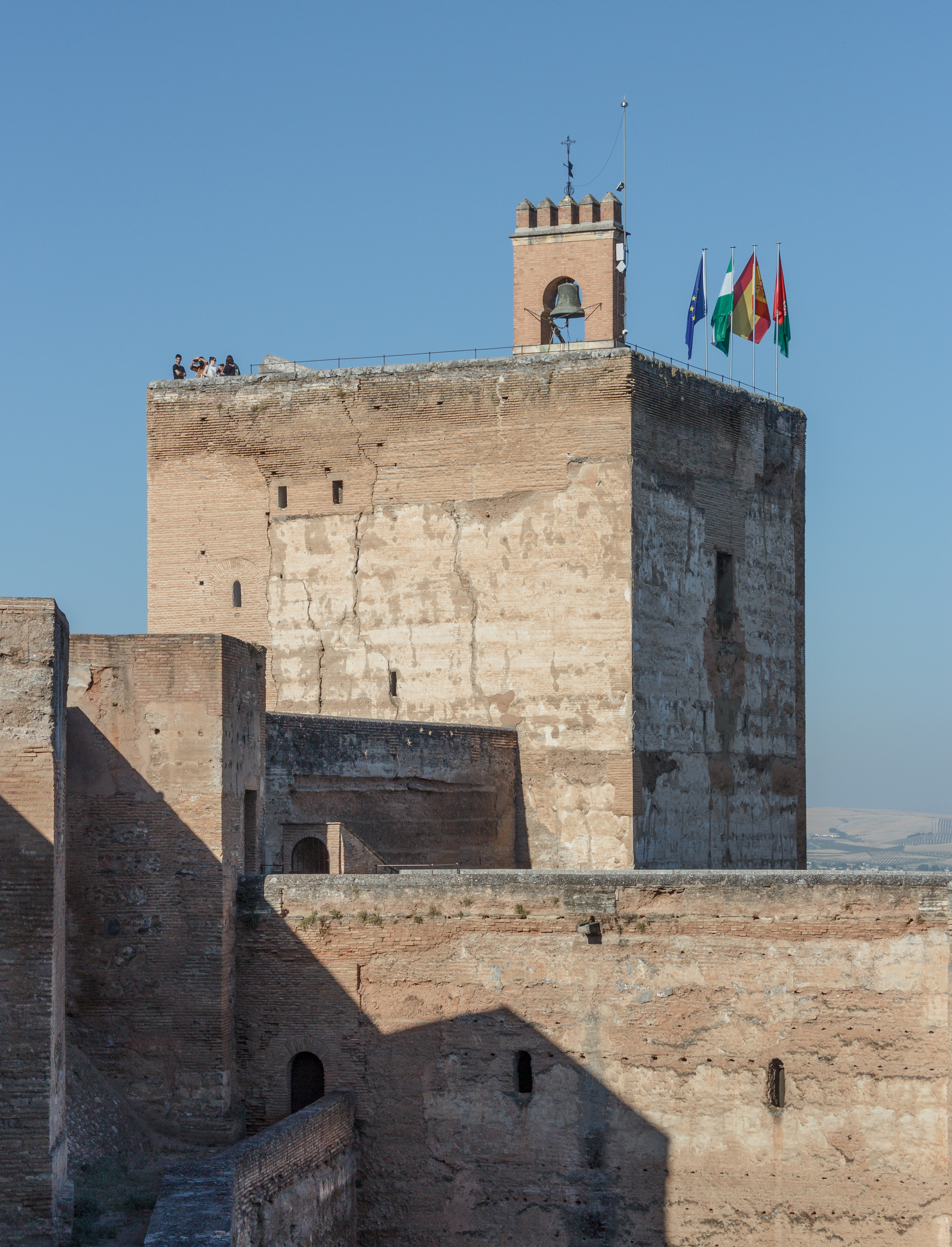 Alhambra Alcazaba tower 2014-08-06