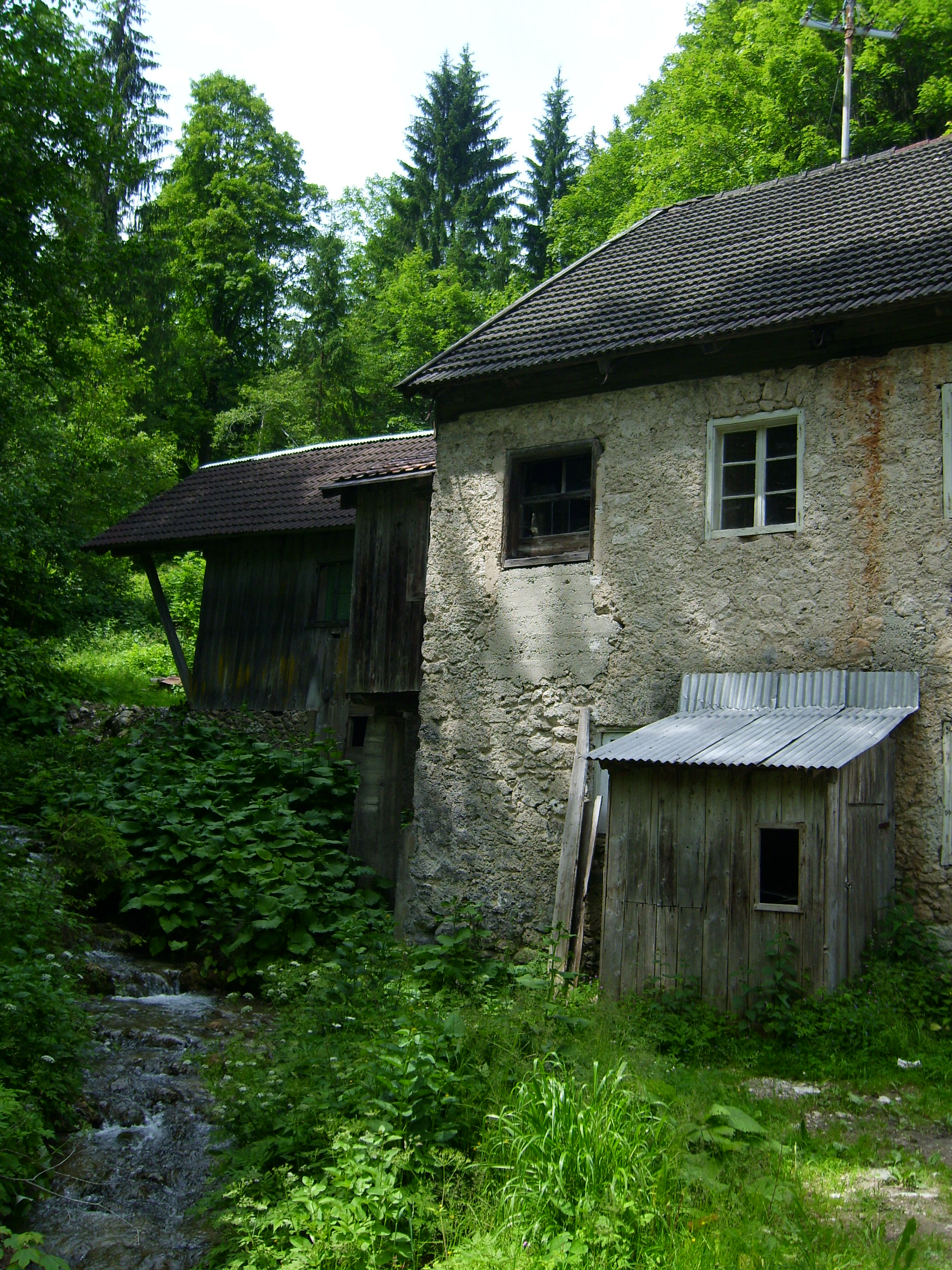 Altes Sägewerk in Thiersee