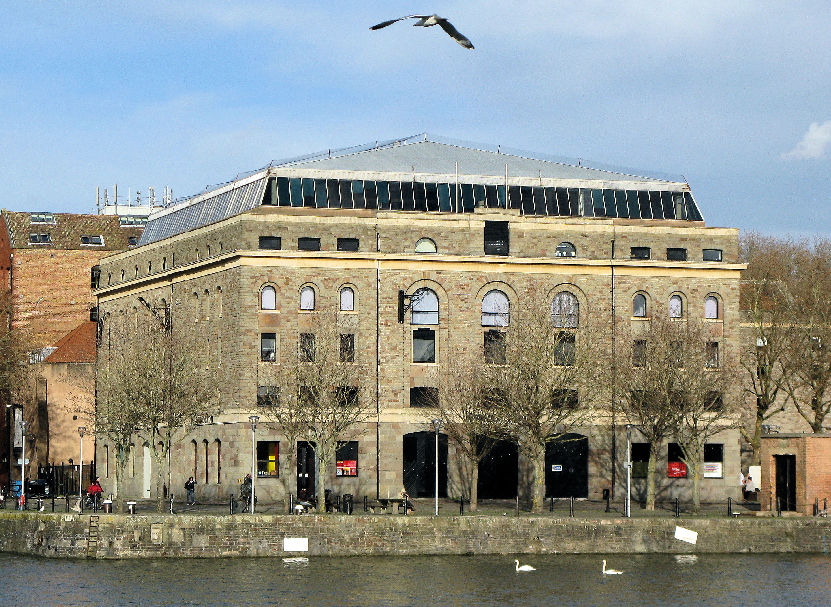 Arnolfini from across the harbour arp