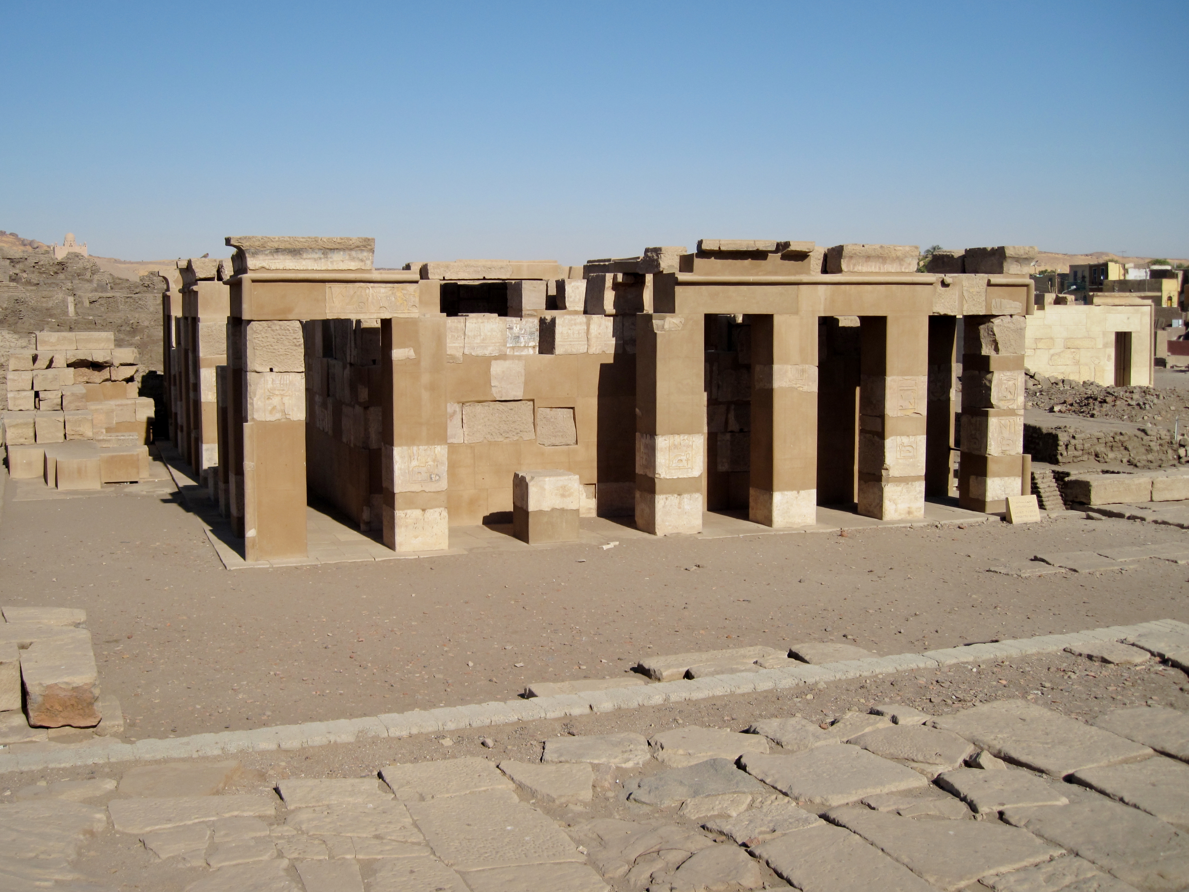 Assuan Elephantine Satistempel 02