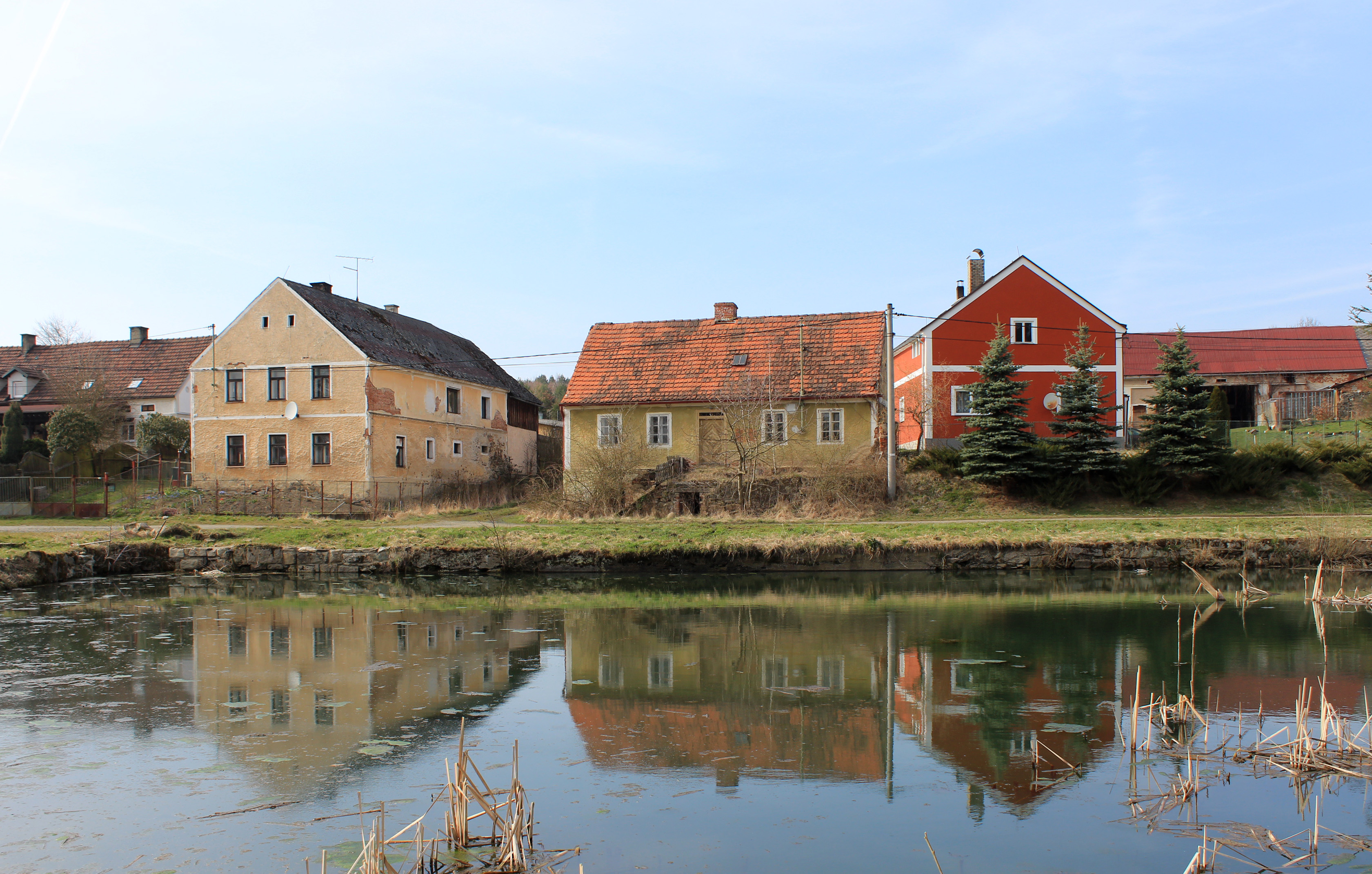 Bělá nad Radbuzou, Čečín, lower pond