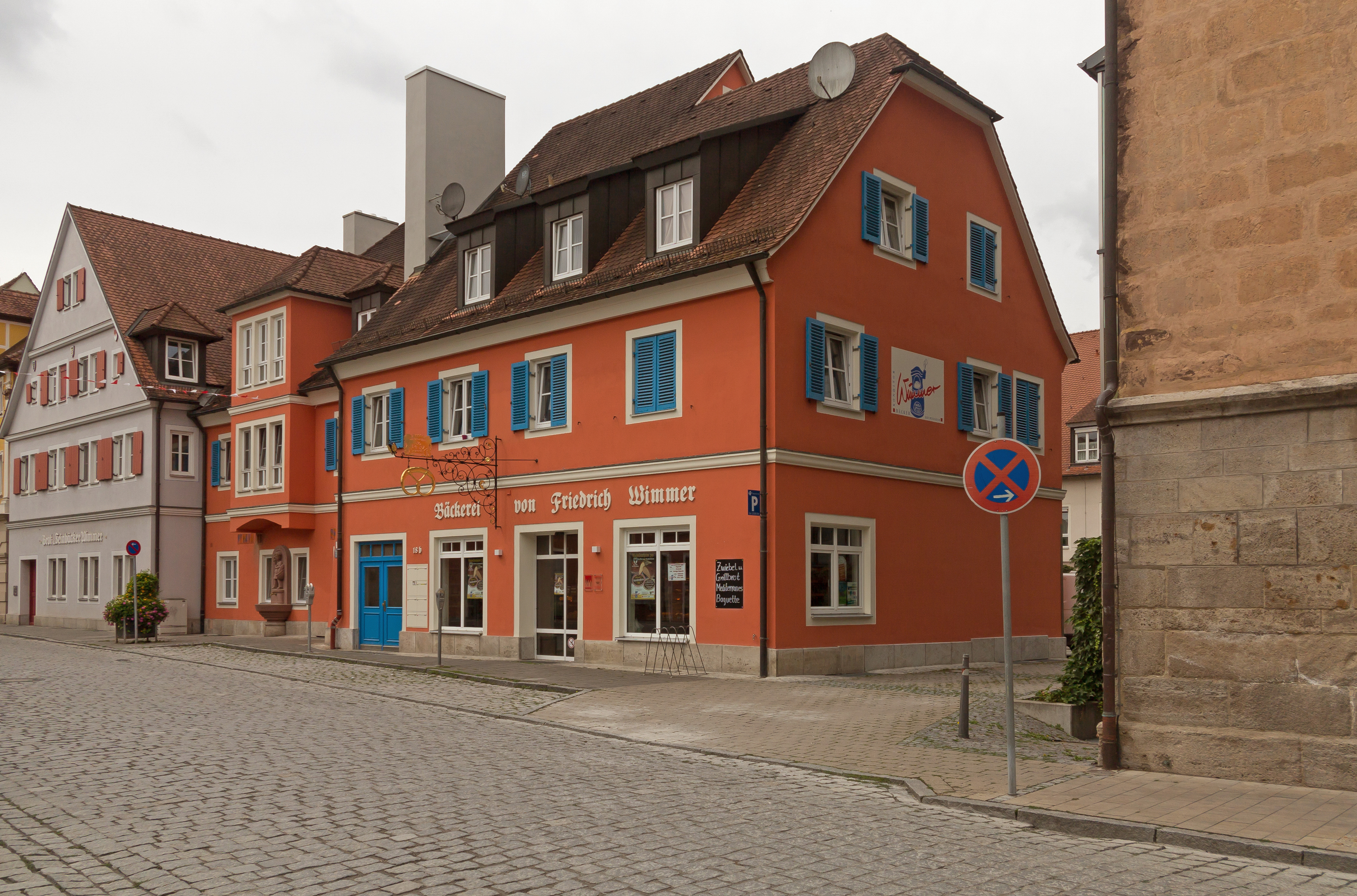 Bad Windsheim, straatzicht Rothenburger Strasse foto9 2016-08-05 14.20