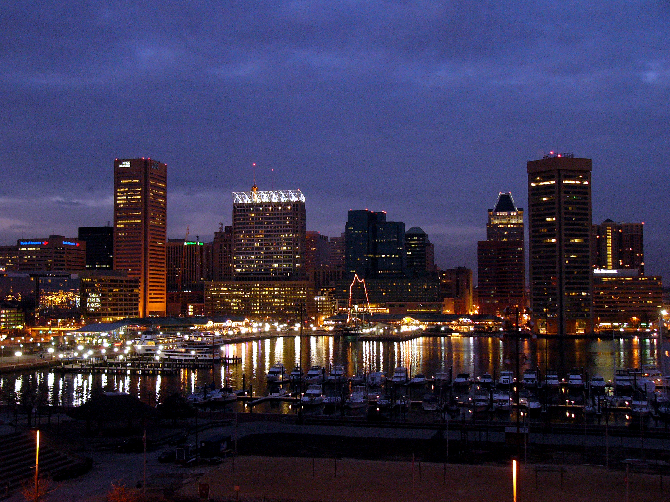 Baltimore Inner Harbor from Federal Hill