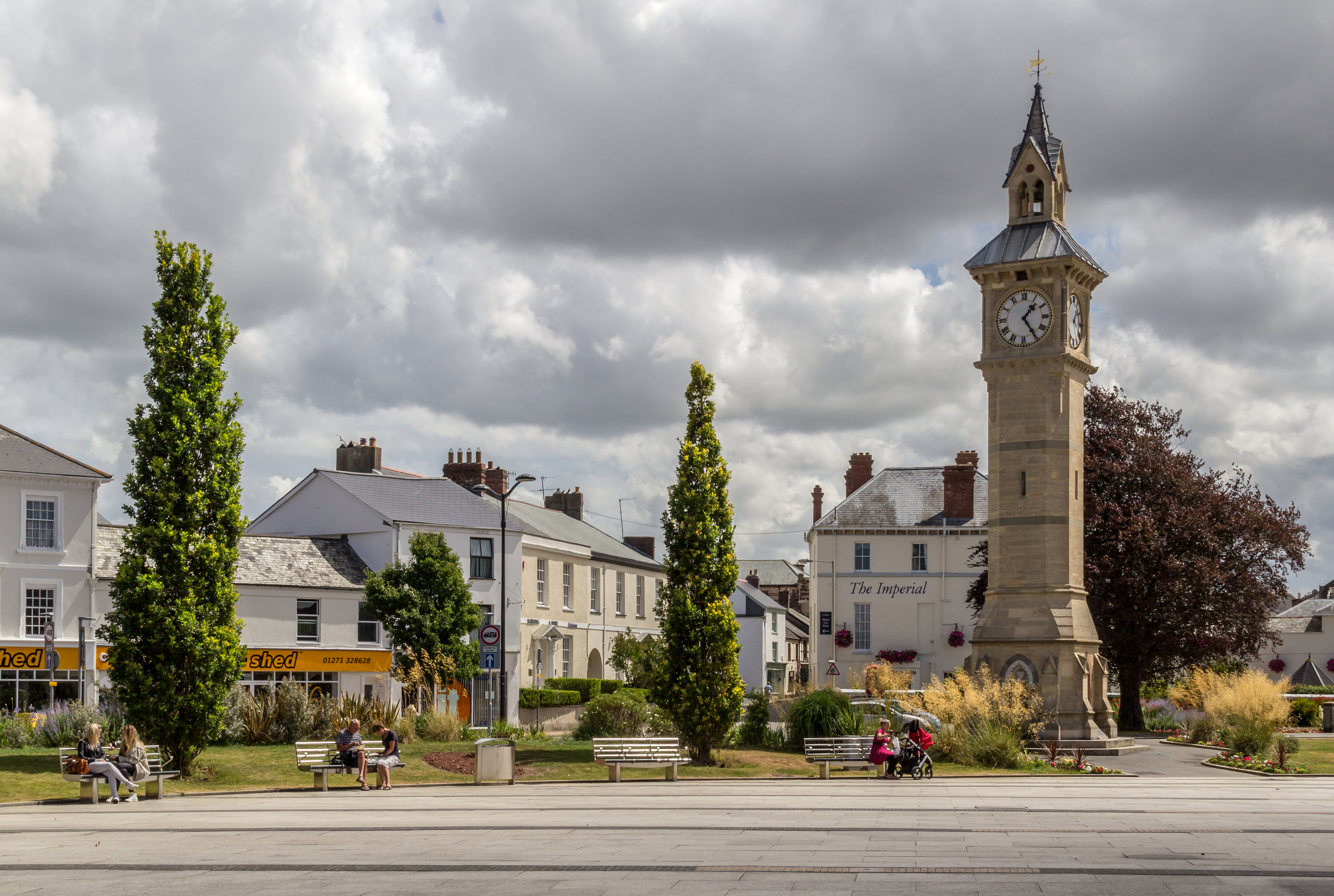 Barnstaple (Devon, UK), Clock Tower -- 2013 -- 0986