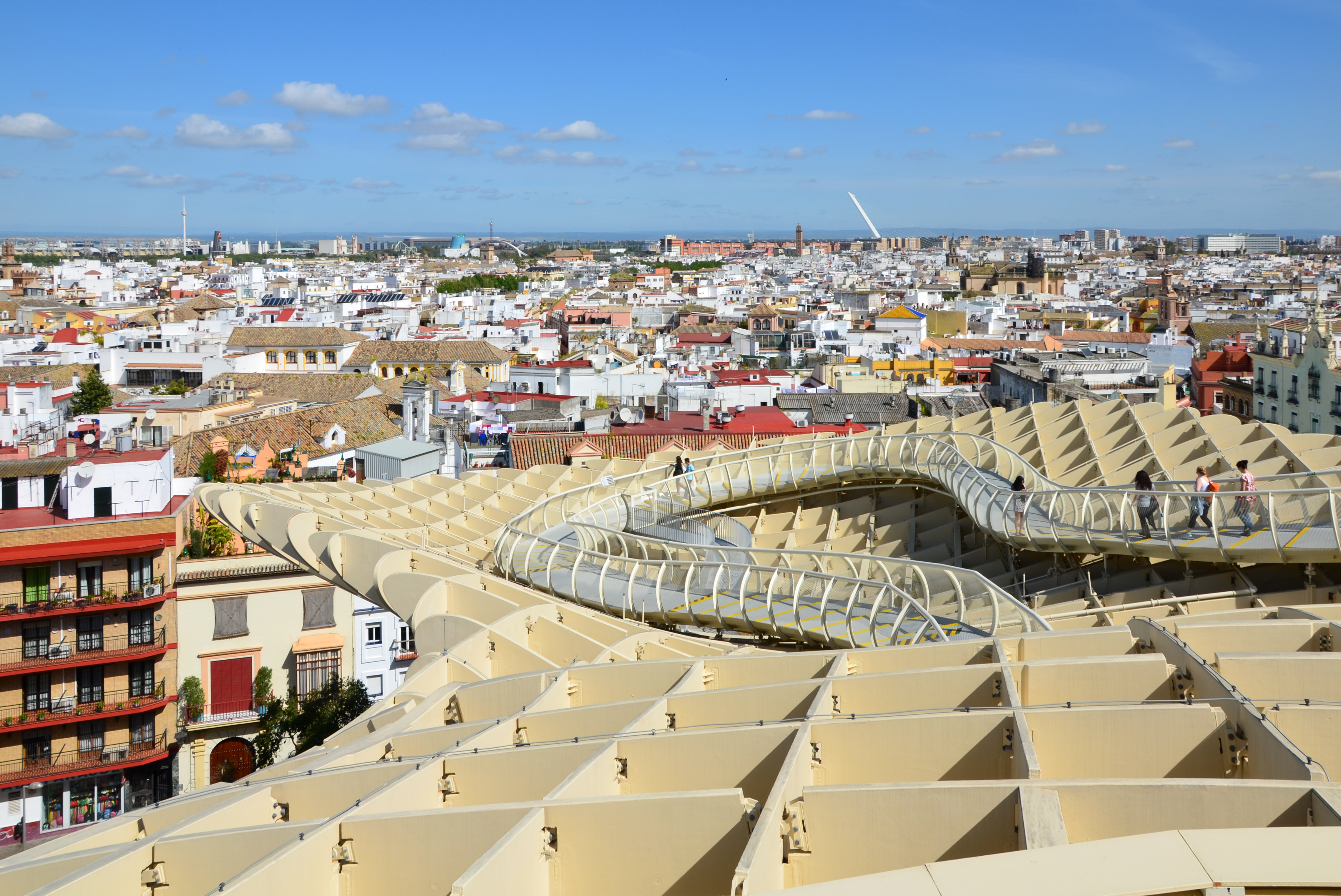 Barrio Encarnación-Regina desde Metropol Parasol