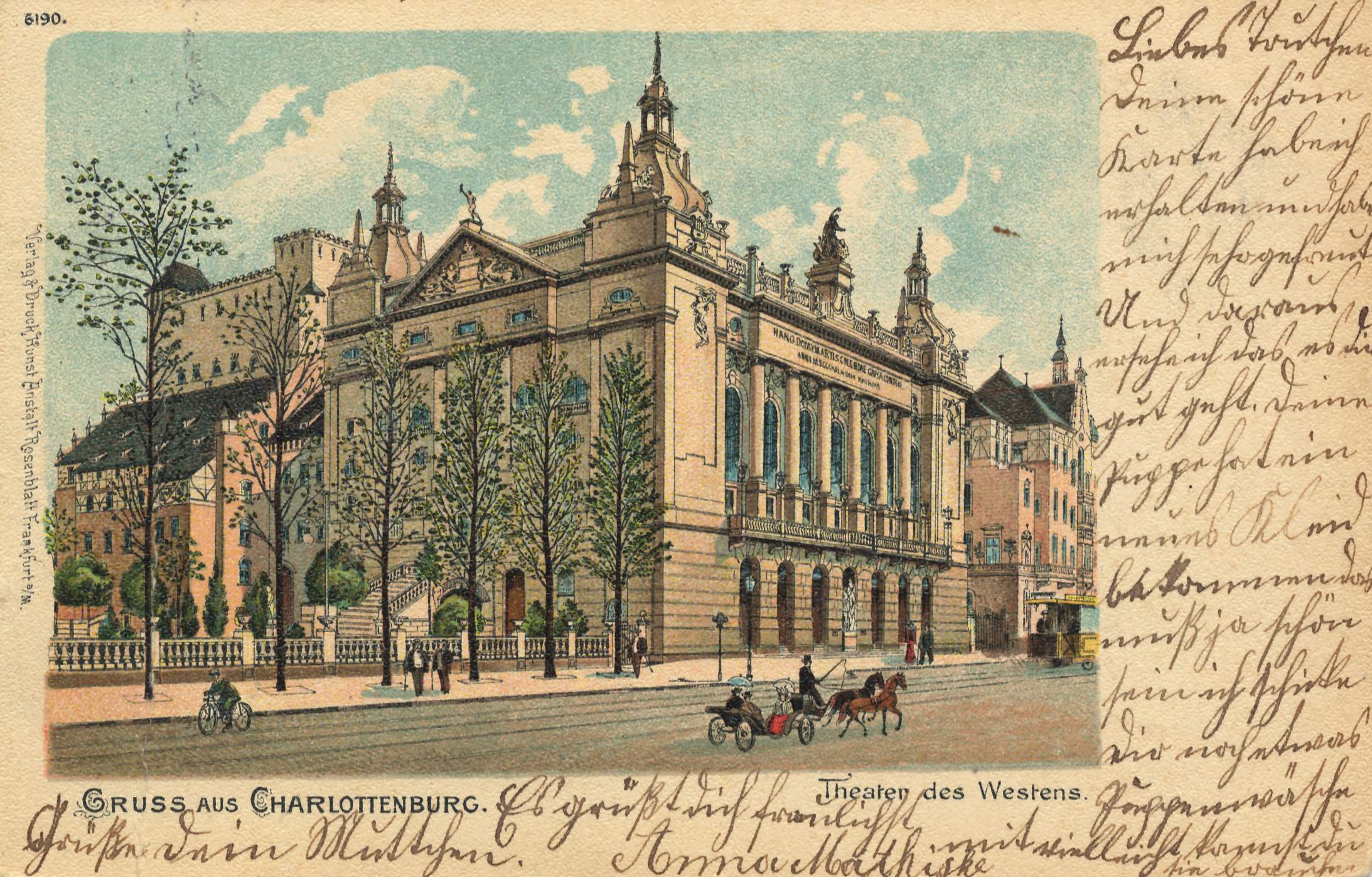 Berlin-Charlottenburg Postkarte 081