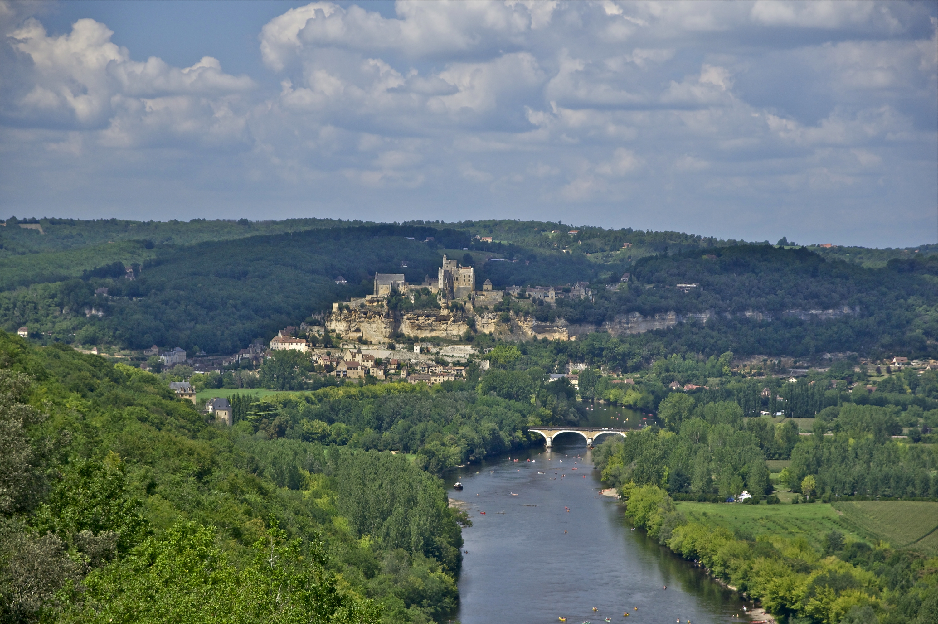 Beynac vu de Castelnaud