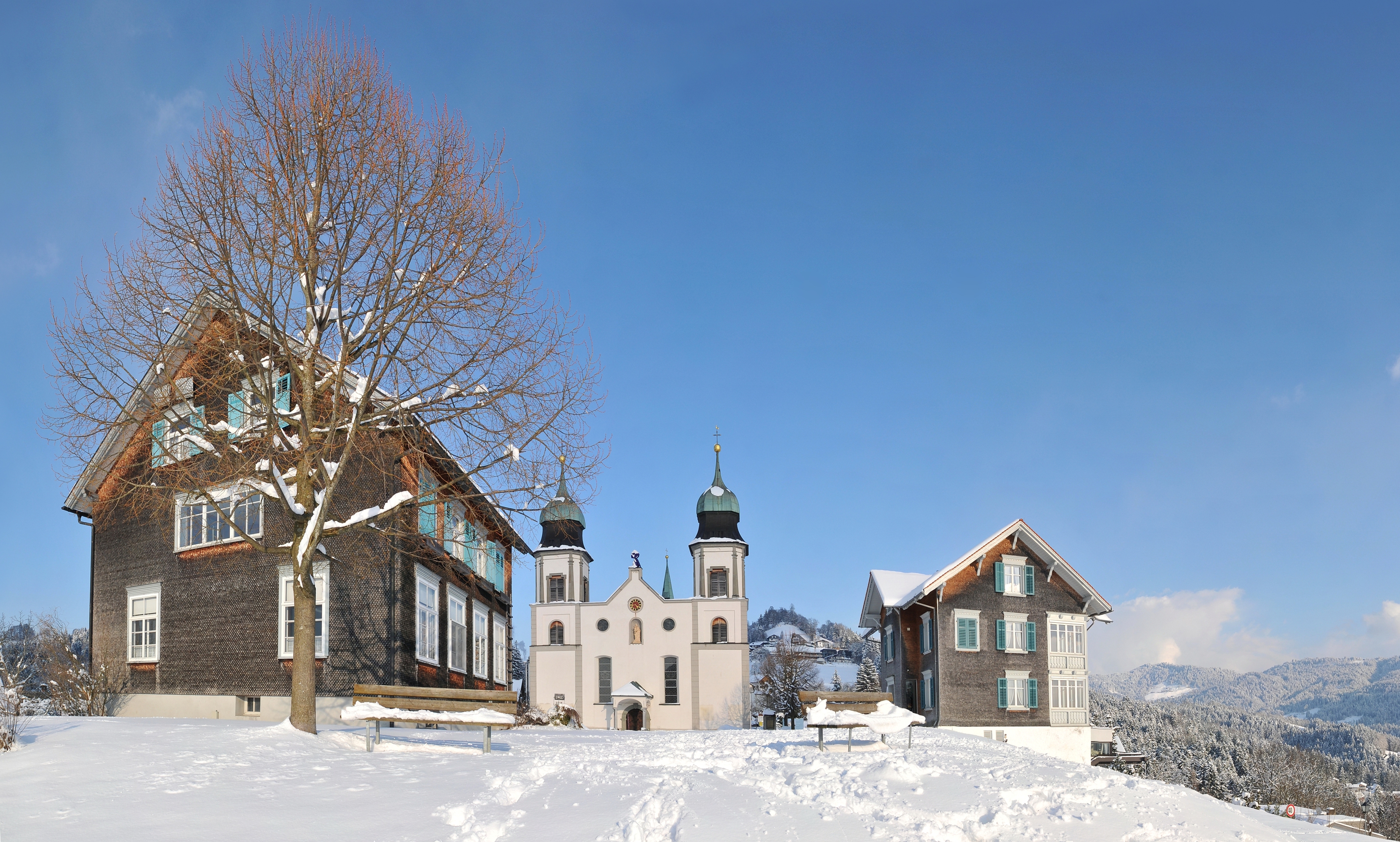 Bildstein Kirchdorf Panorama
