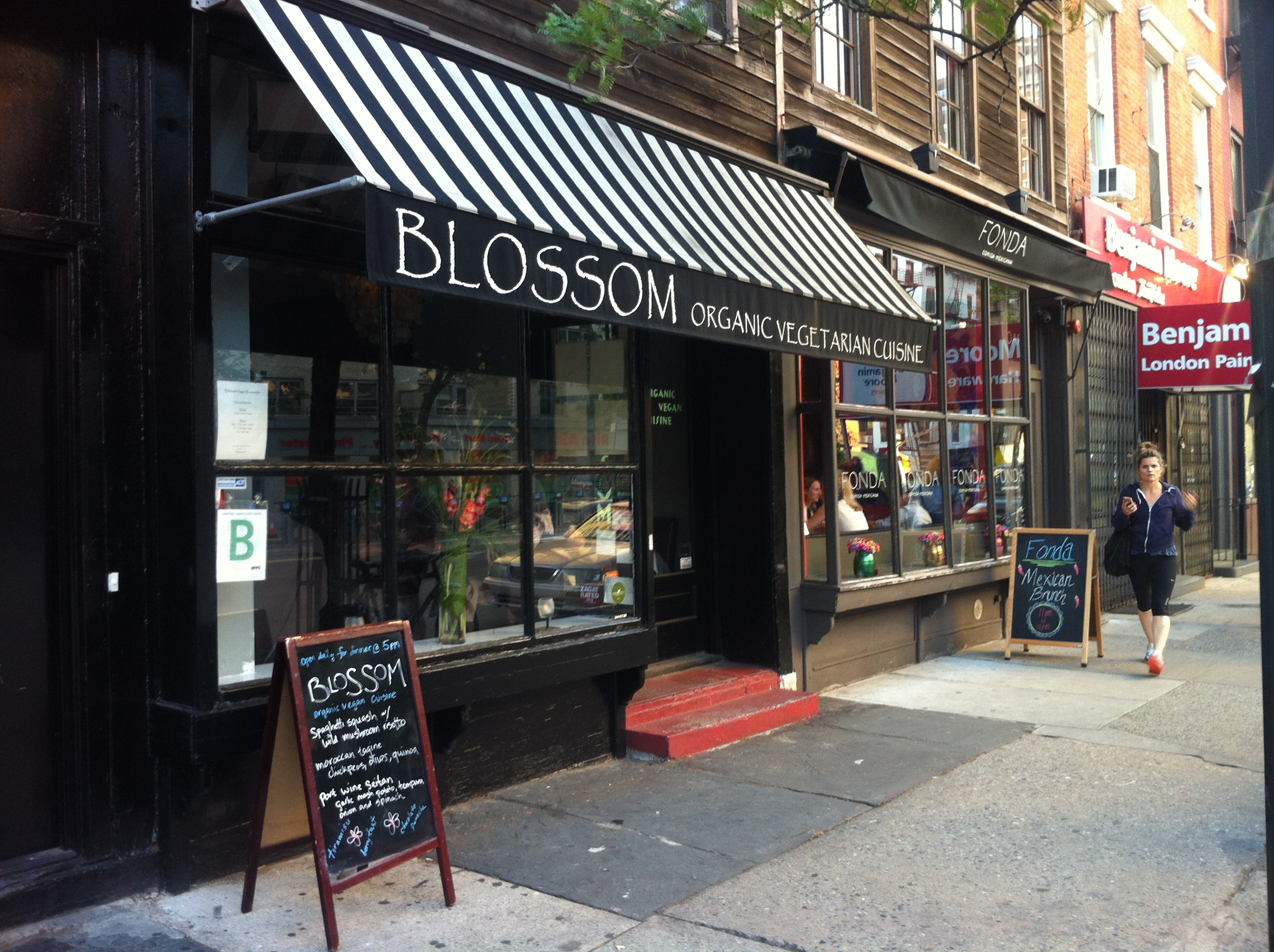 Blossom vegan restaurant, New York