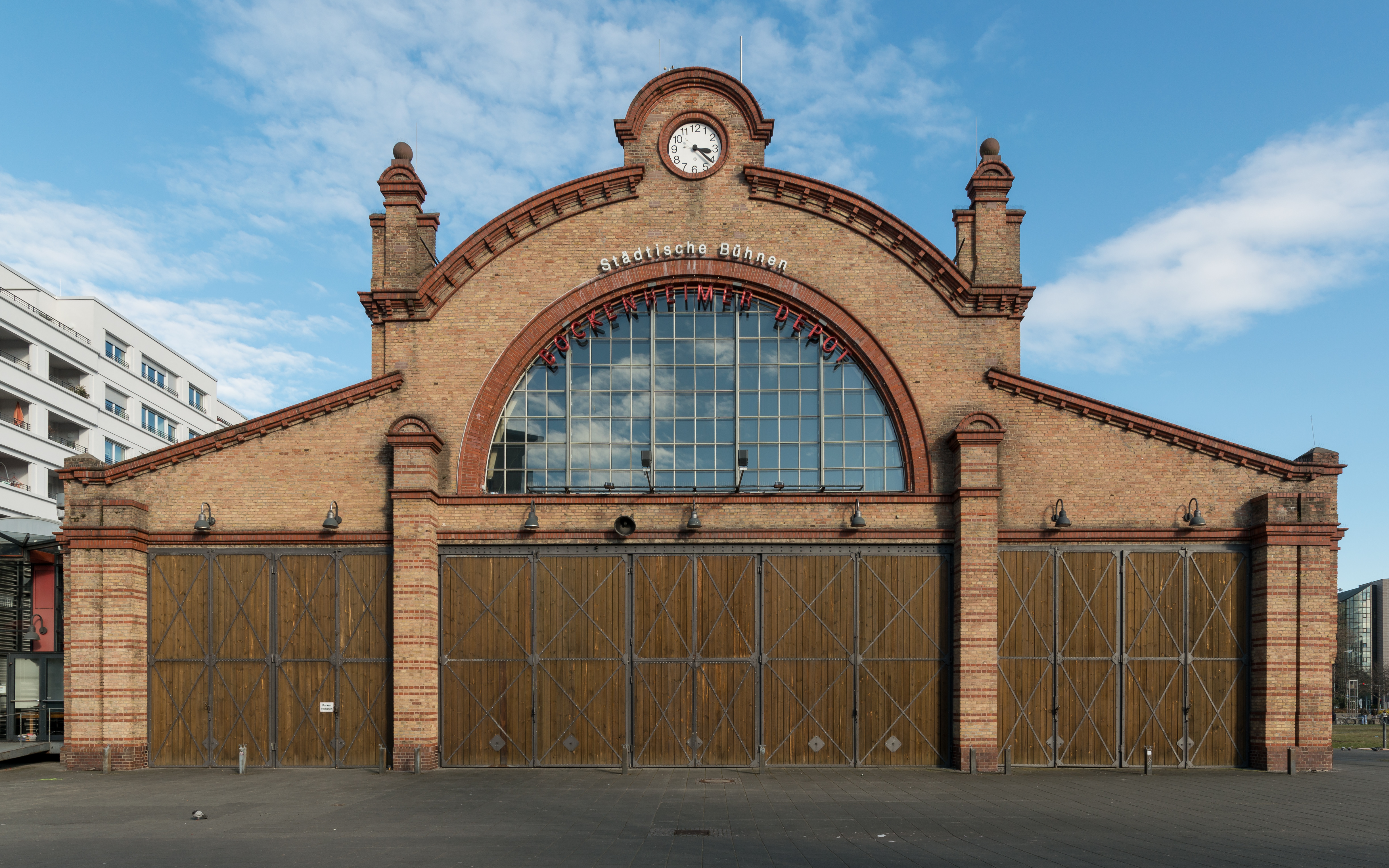 Bockenheimer Depot, Frankfurt, West view 20170226 1