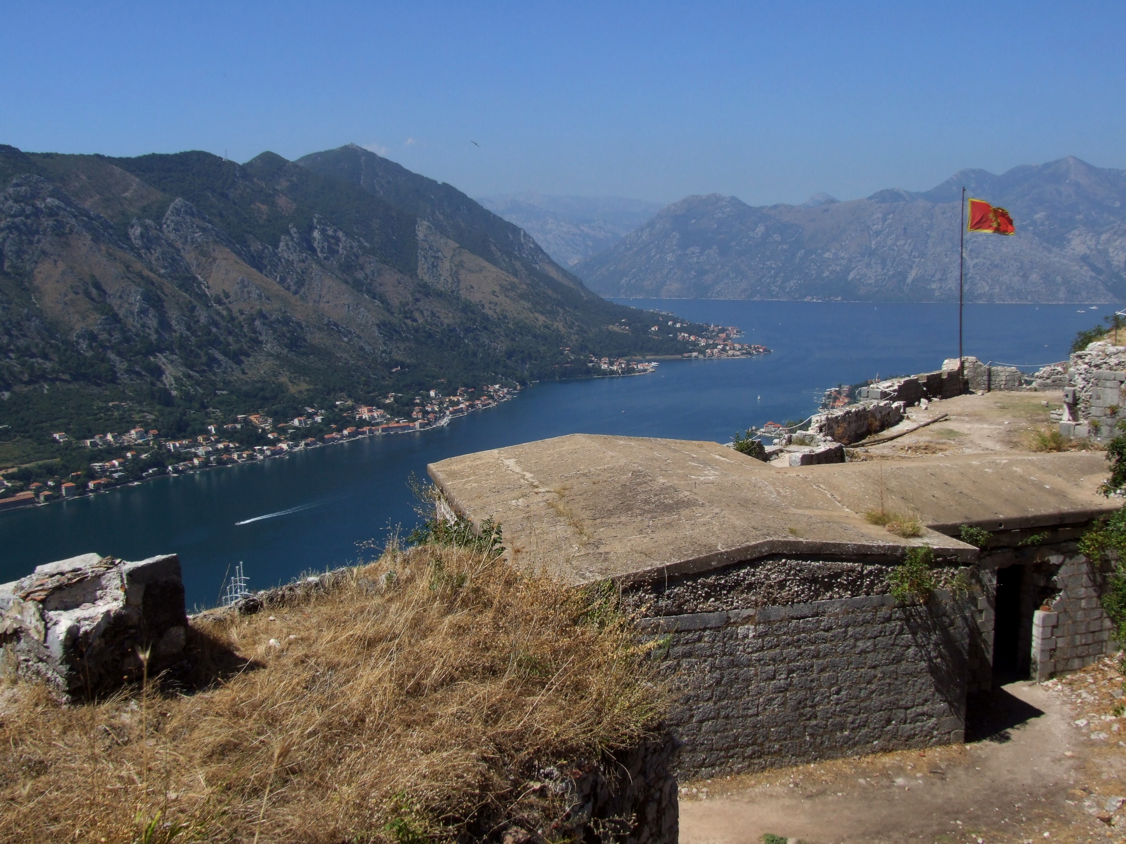 Boka kotorska - view from Kotor city wall