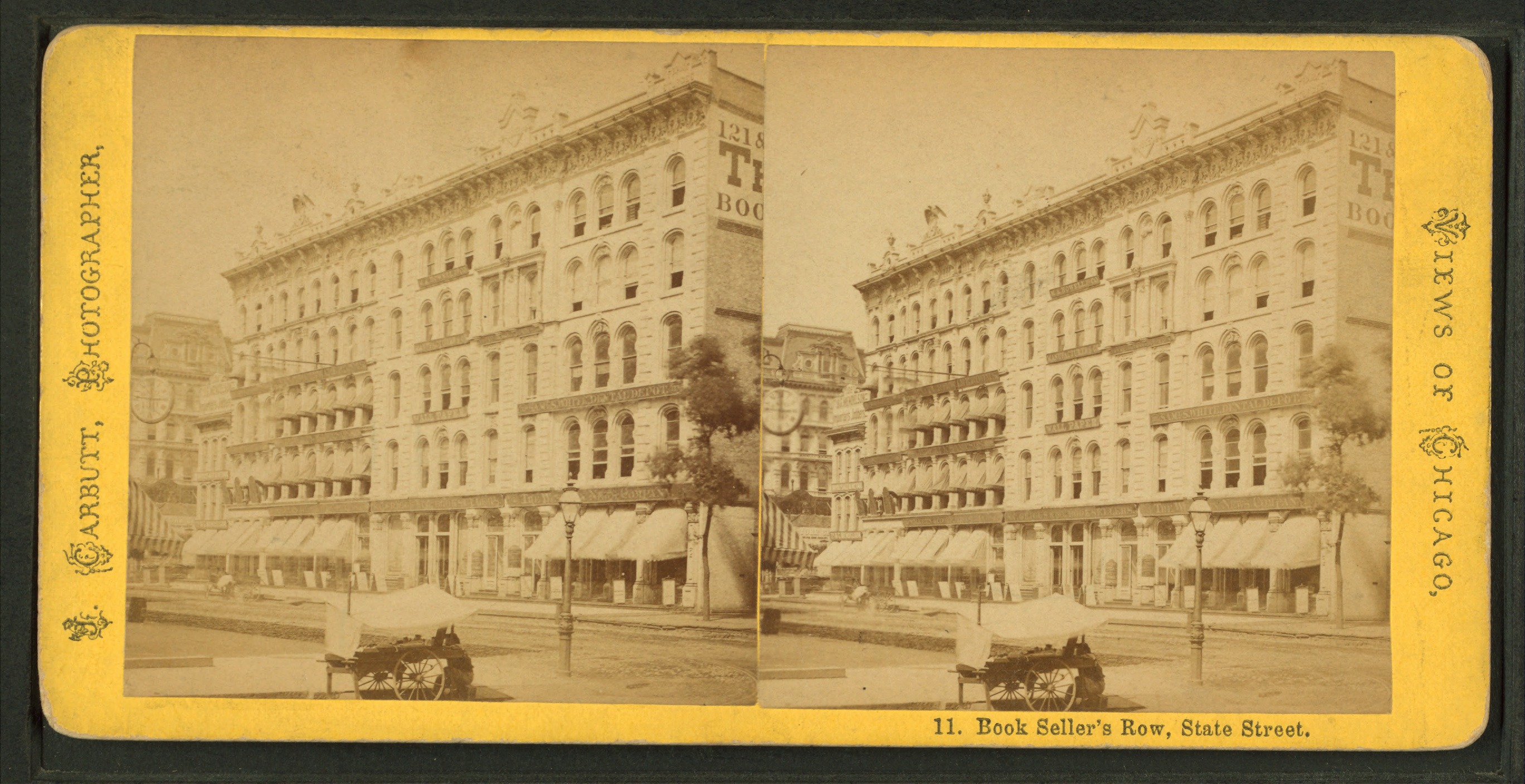 Bookseller's Row, State Street, by Carbutt, John, 1832-1905 2