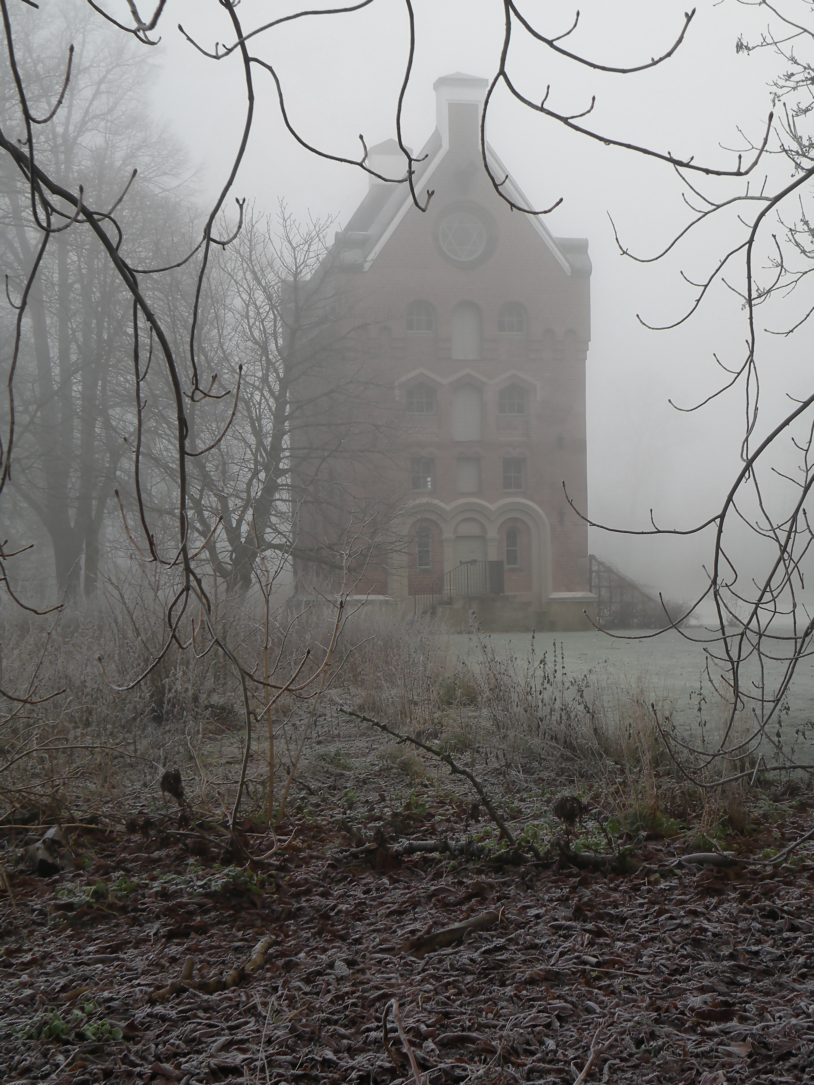Borgeby castle in winter