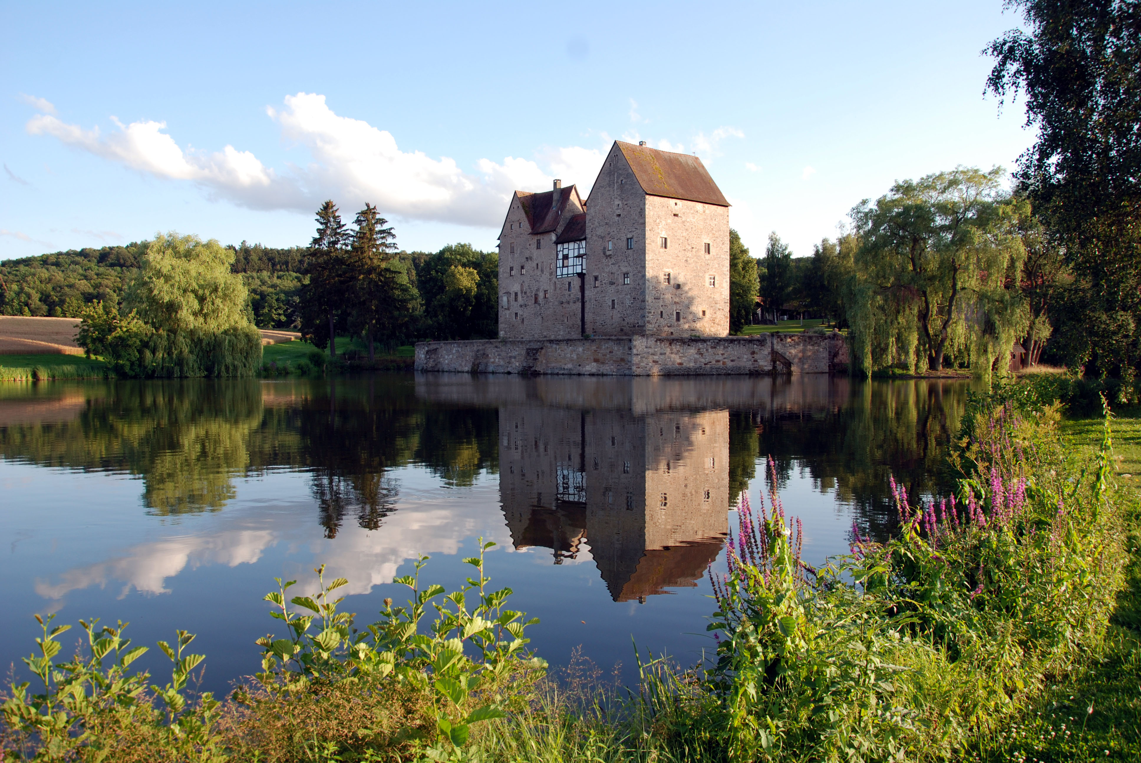 Brennhausen lake view 1