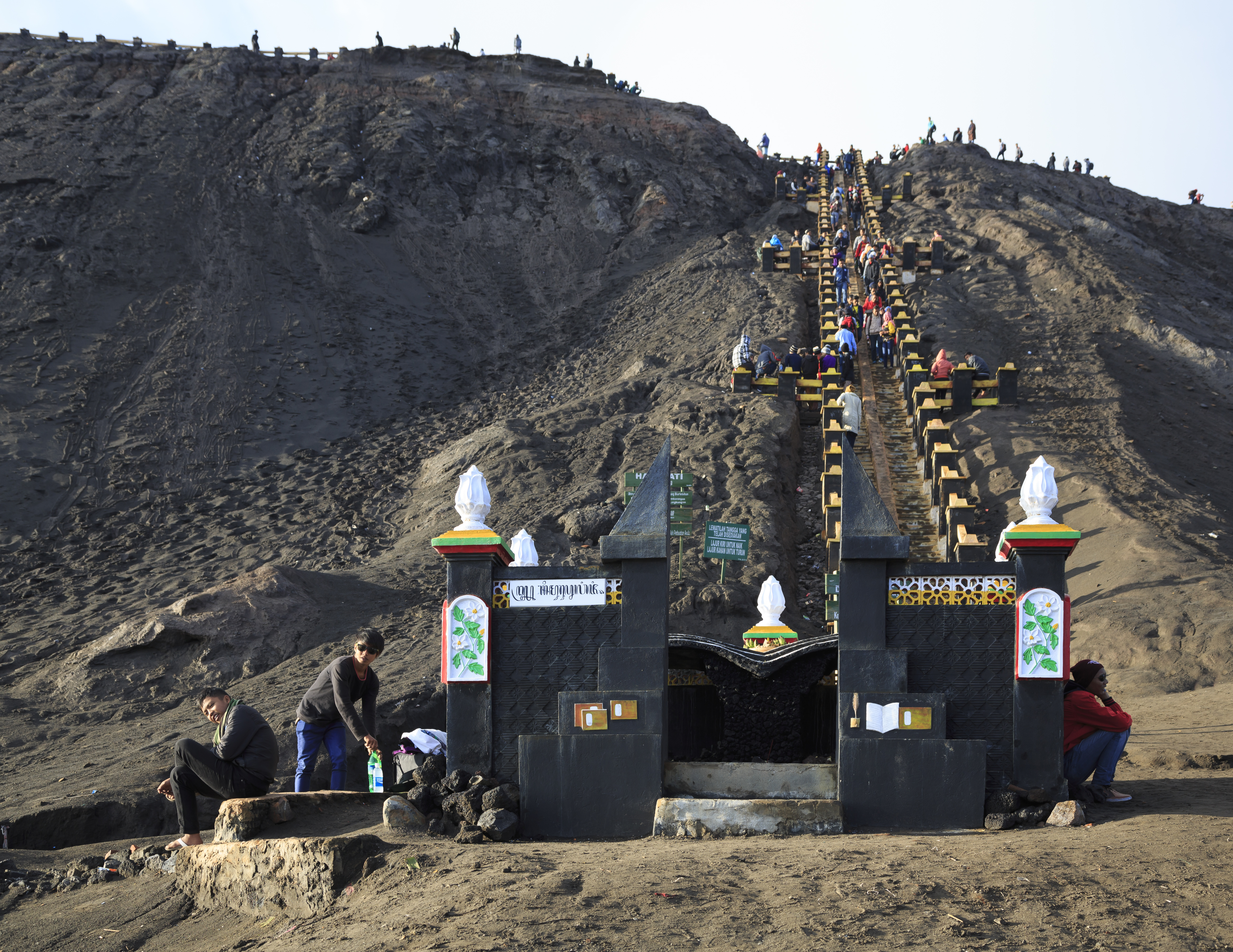Bromo-Tengger-Semeru-National-Park Indonesia Stairway-to-Bromo-crater-02