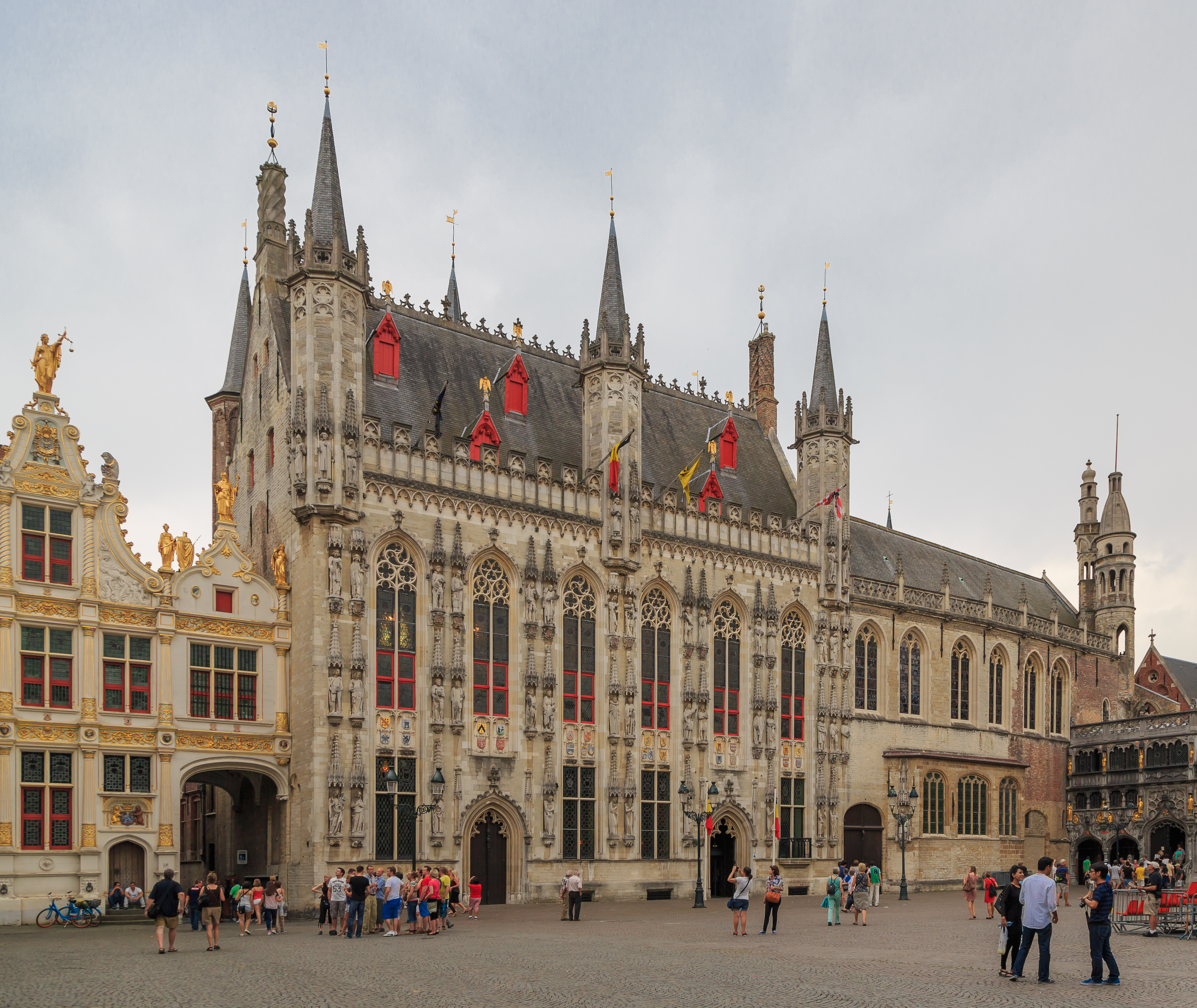 Bruges Belgium Town-hall-of-Brugge-01