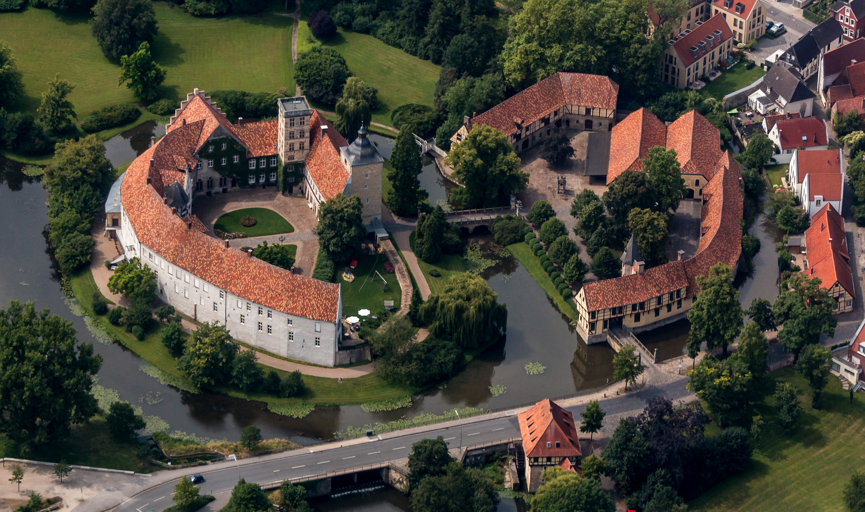 Burgsteinfurt, Schloss Burgsteinfurt -- 2014 -- 2436 -- Ausschnitt