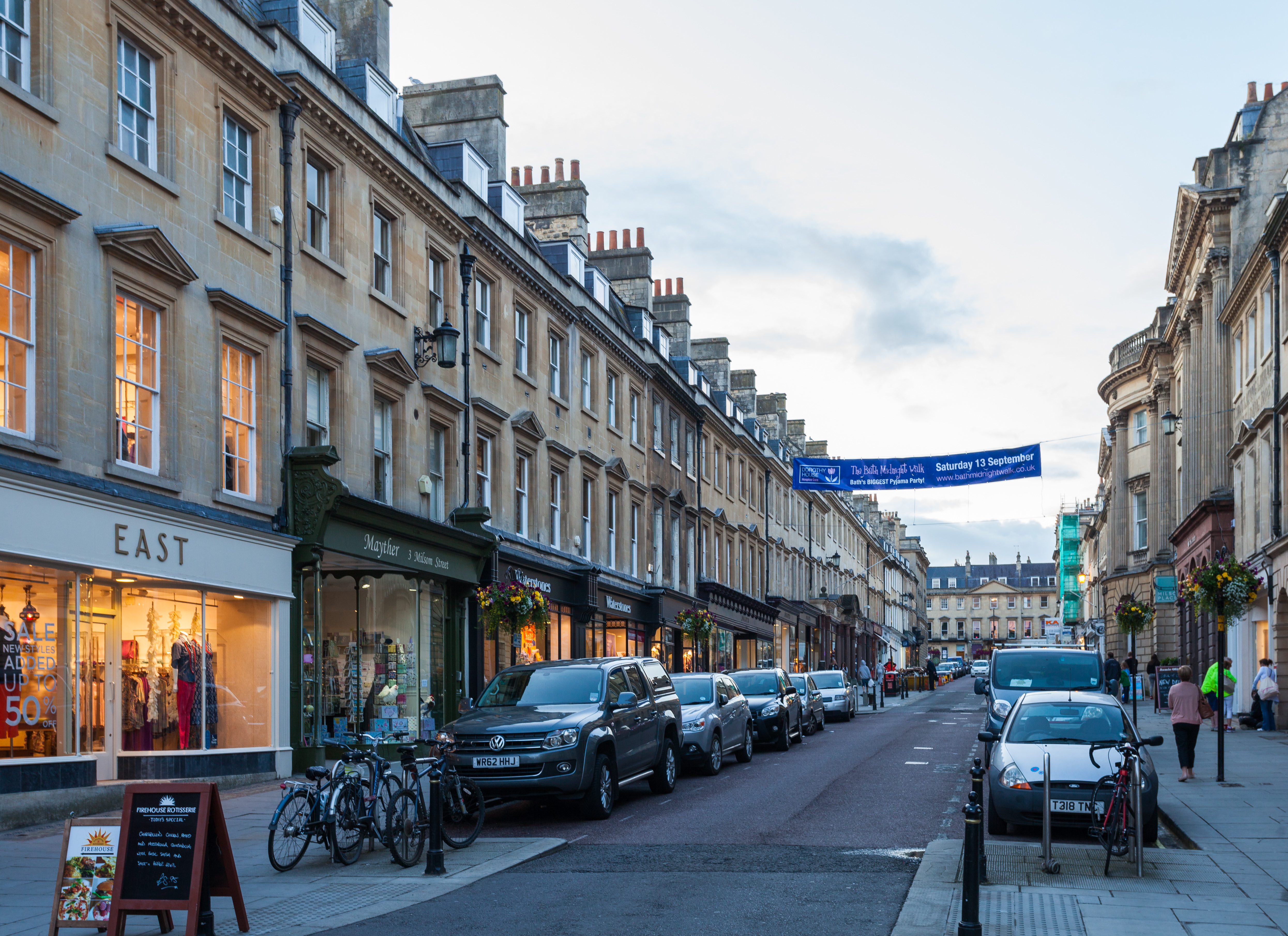 Calle Milsom, Bath, Inglaterra, 2014-08-12, DD 57