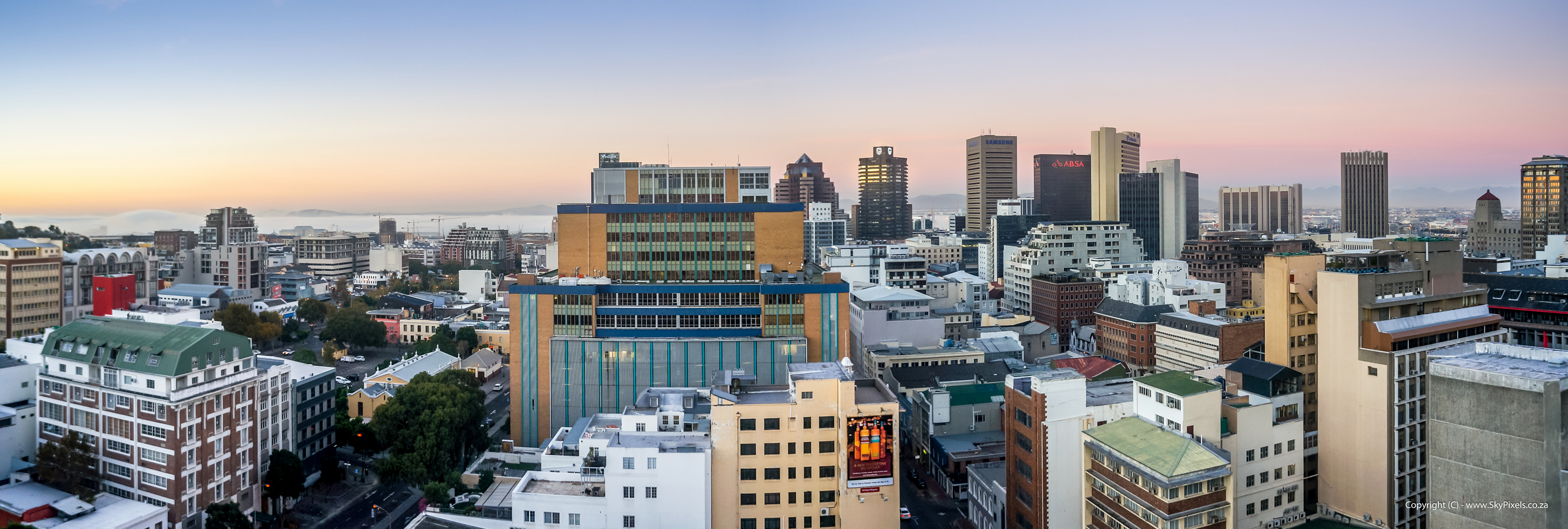 Cape Town Skyline of CBD at Dusk
