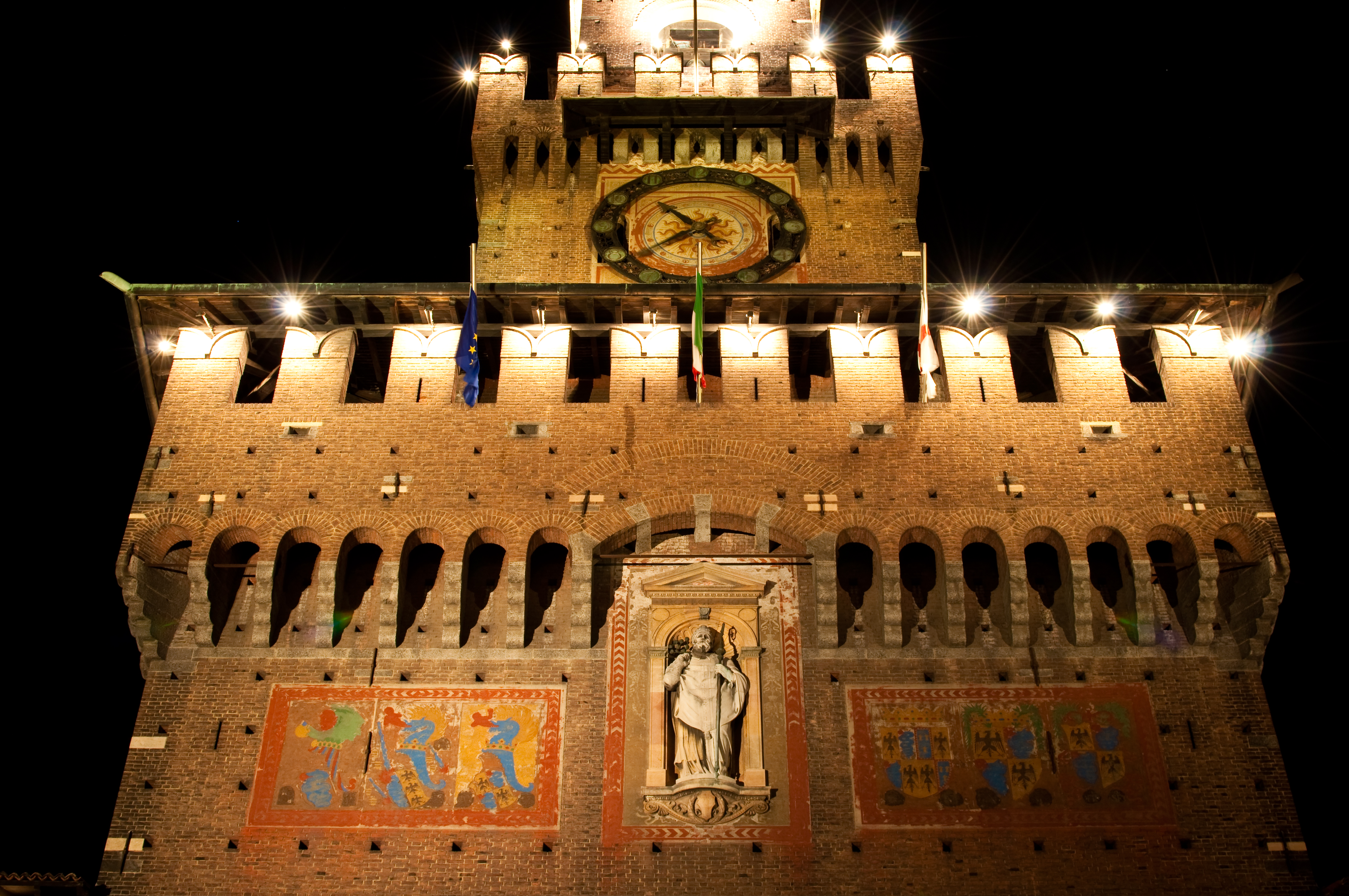 Castello Sforzesco, torre del Filarete