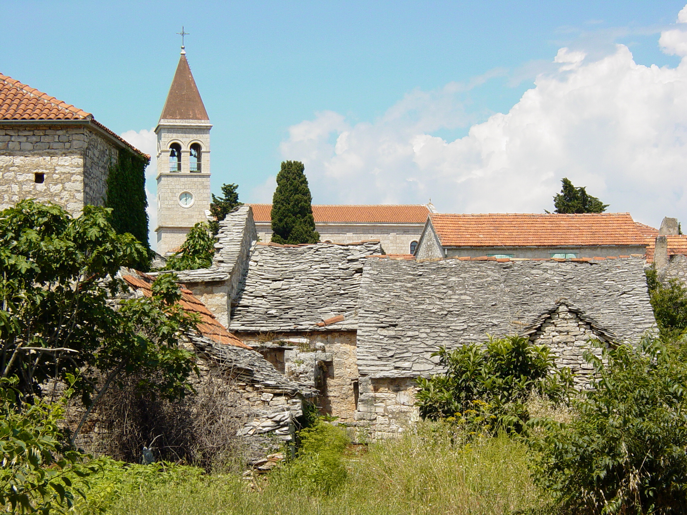 Church and Farmhouses - Grohote - Solta Island - Croatia