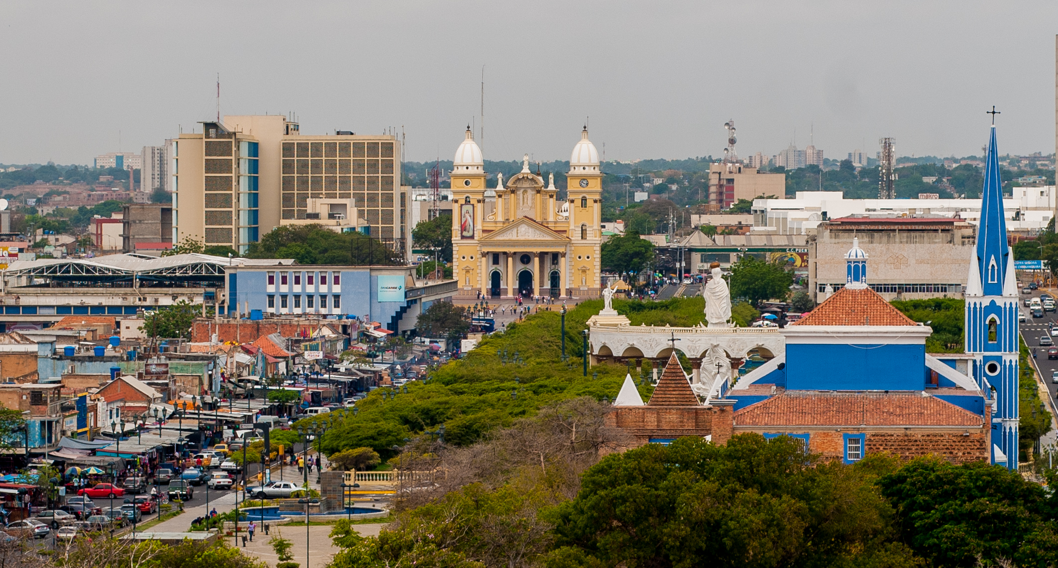 Church Santa Barbara and Basilica Chiquinquira
