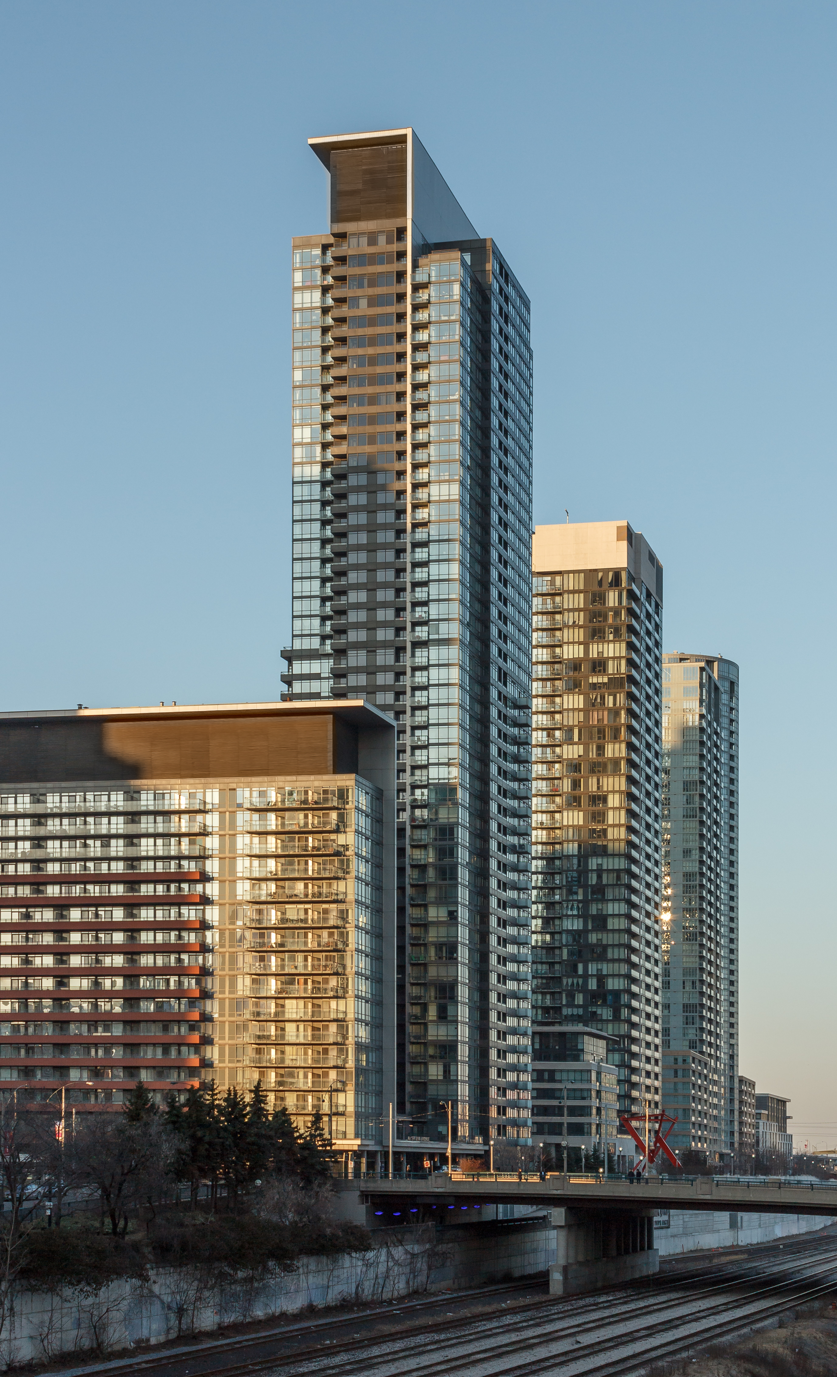 CityPlace from Blue Jays Way Toronto 2017-02-27-7122