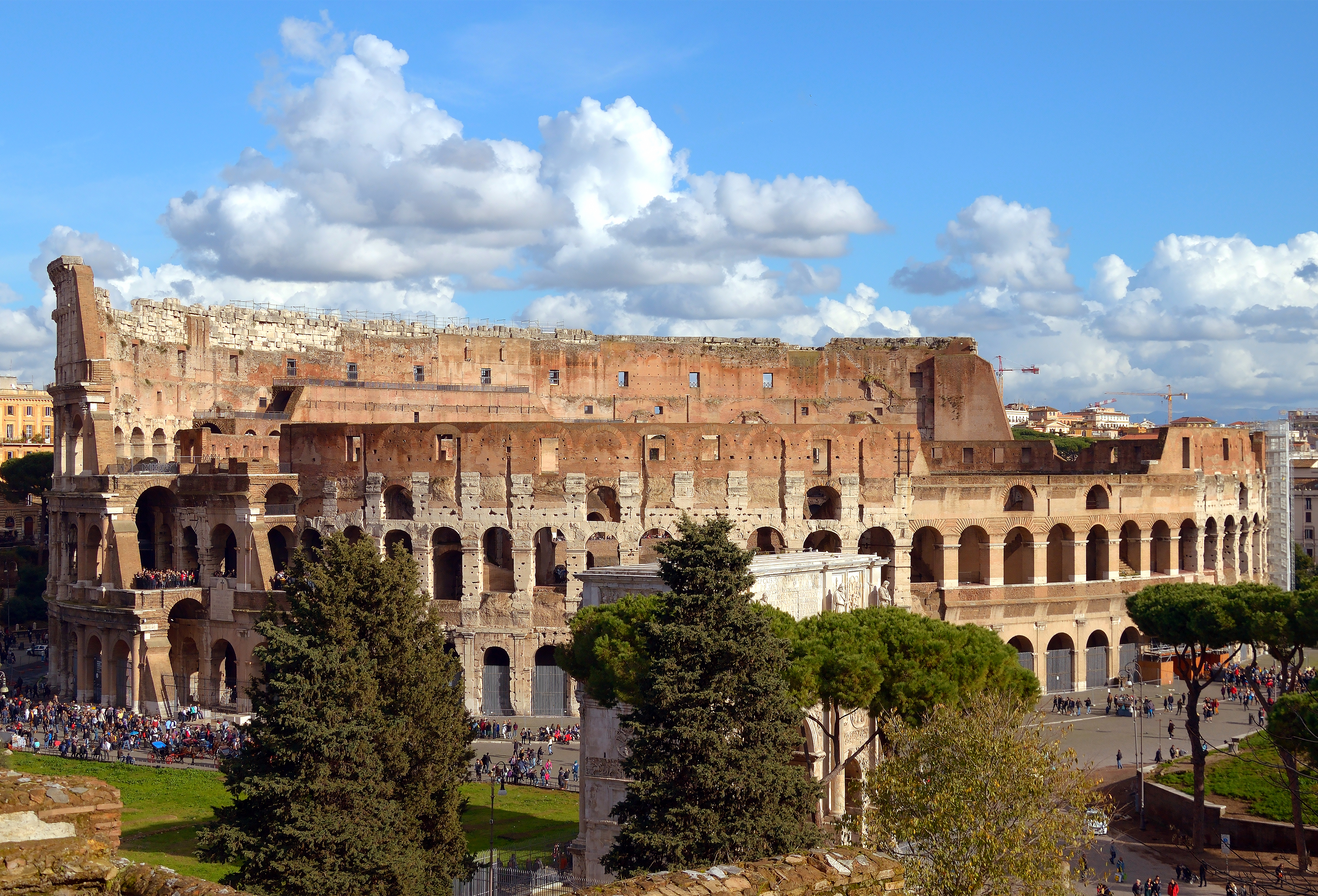 Colosseum seen from Vigna Barberini