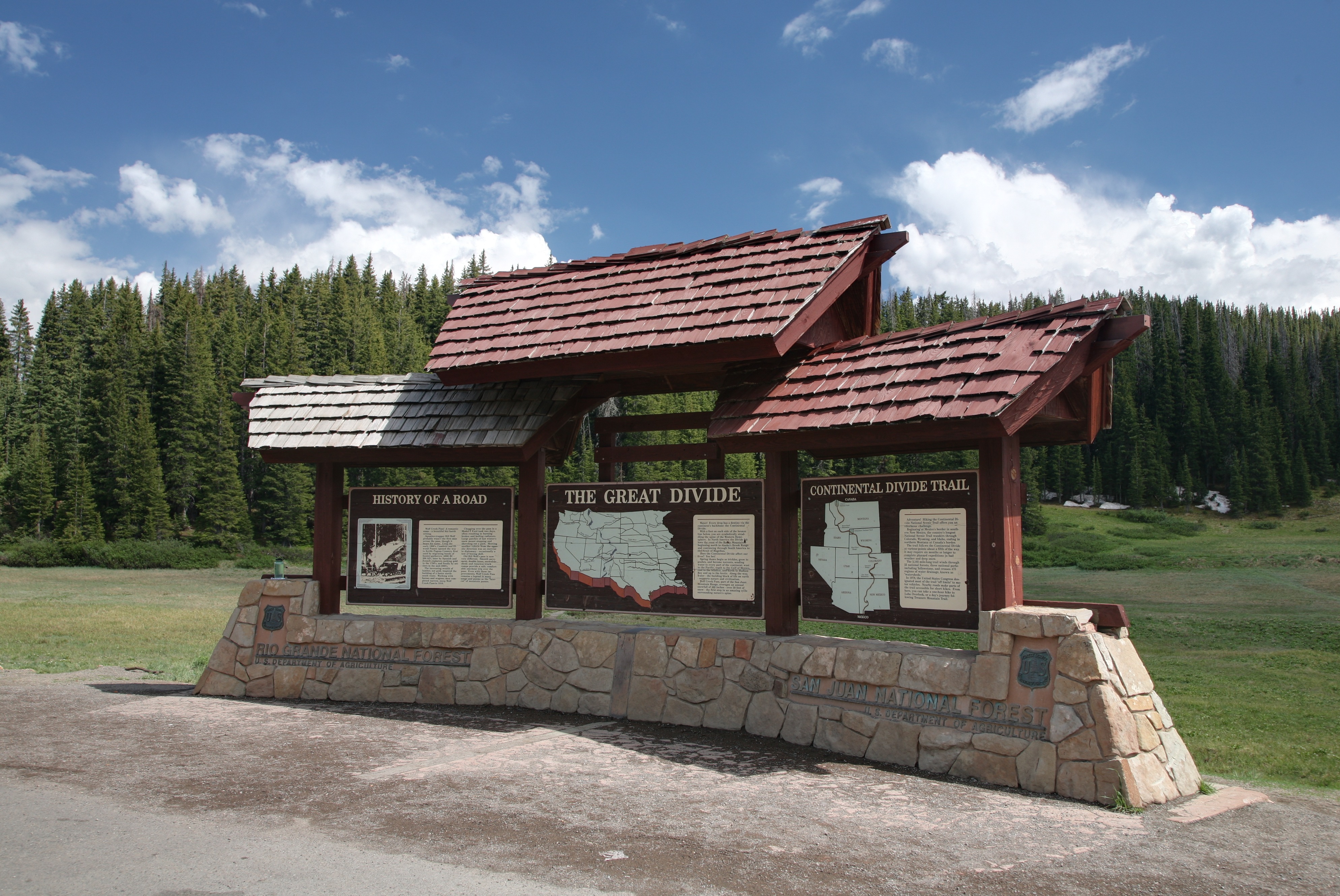 Continental Divide sign