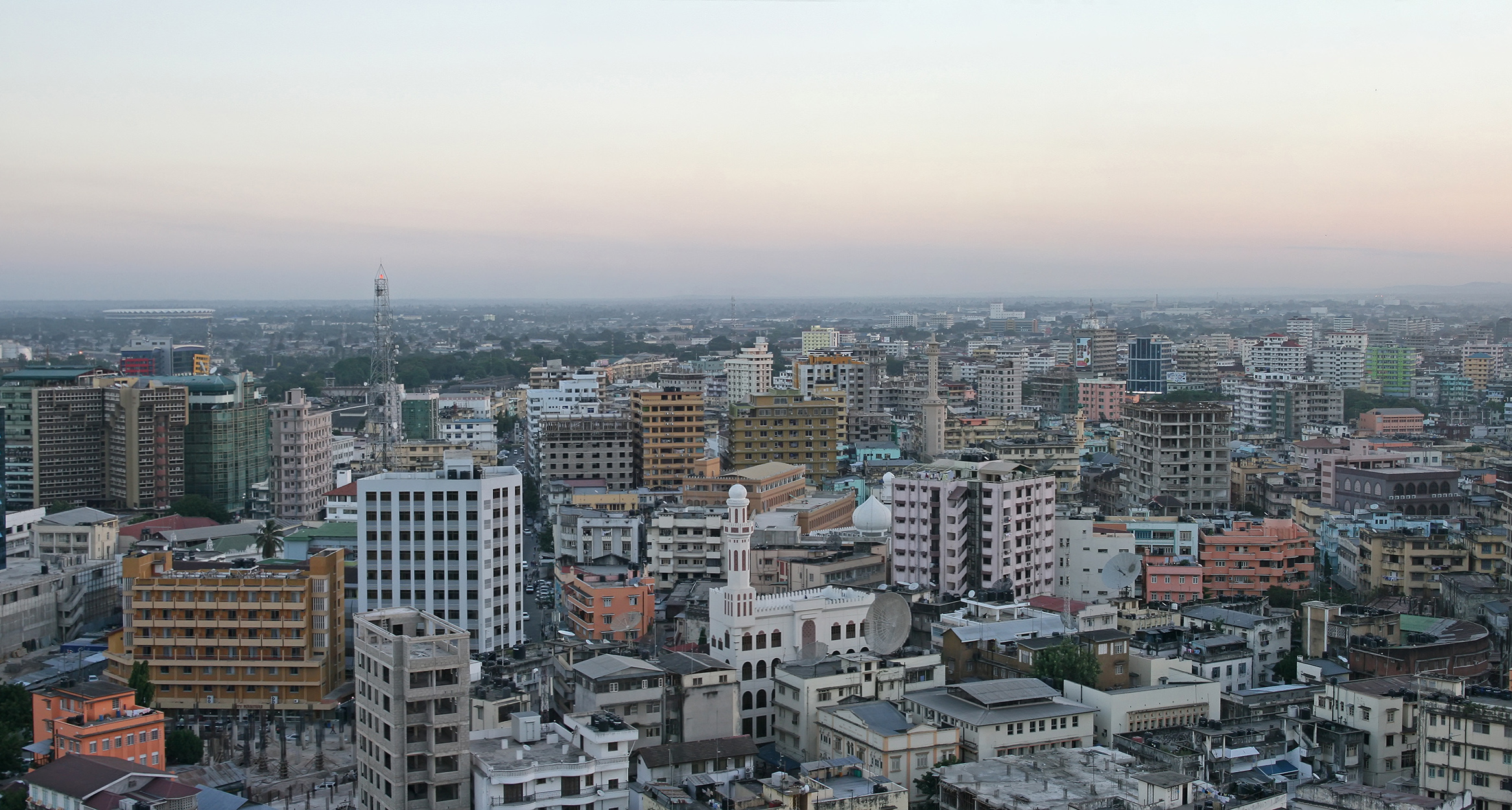 Dar es Salaam before dusk