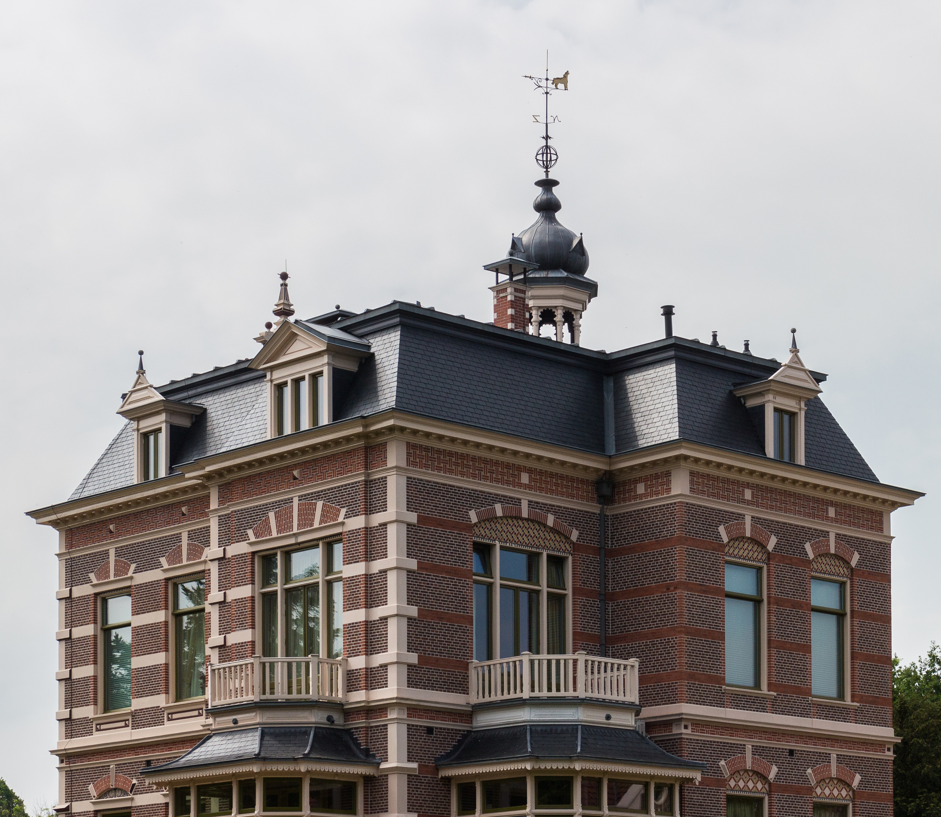 Detail van 't Huis de Wolf (Haren, Groningen)