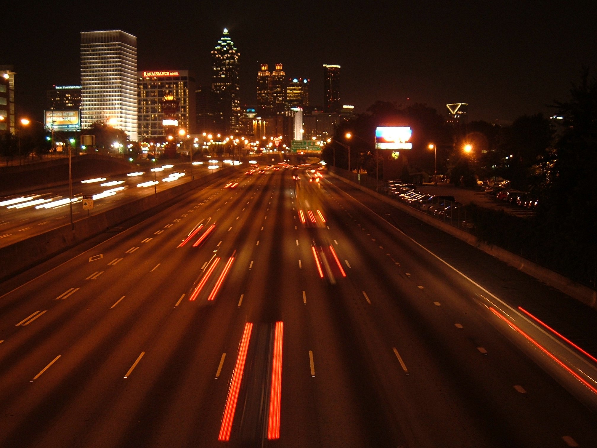 Downtown connector nighttime