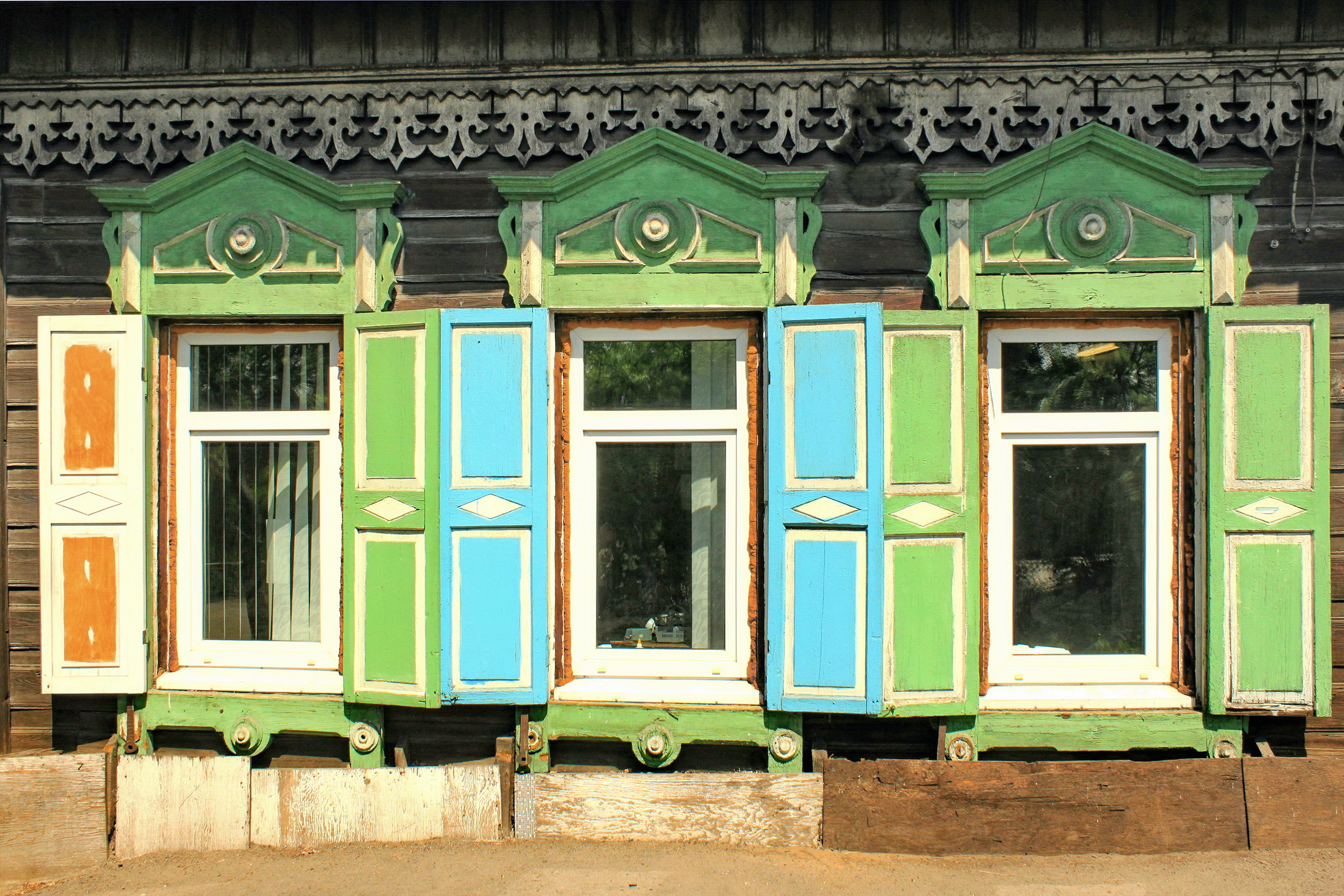 Drewniana architektura w Irkucku 11