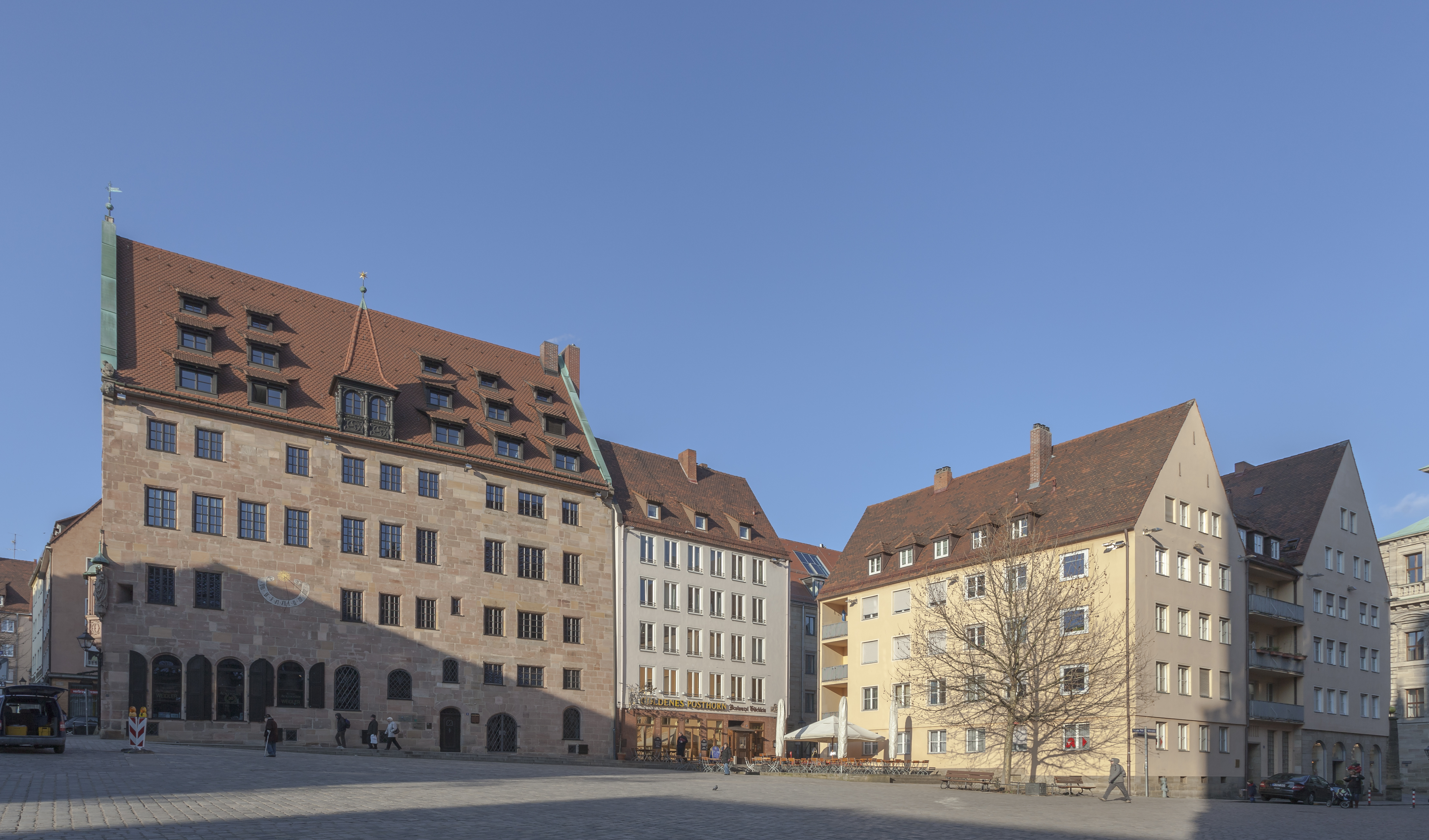 Edificio en Sebalder Platz, Núremberg, Alemania, 2013-03-16, DD 02
