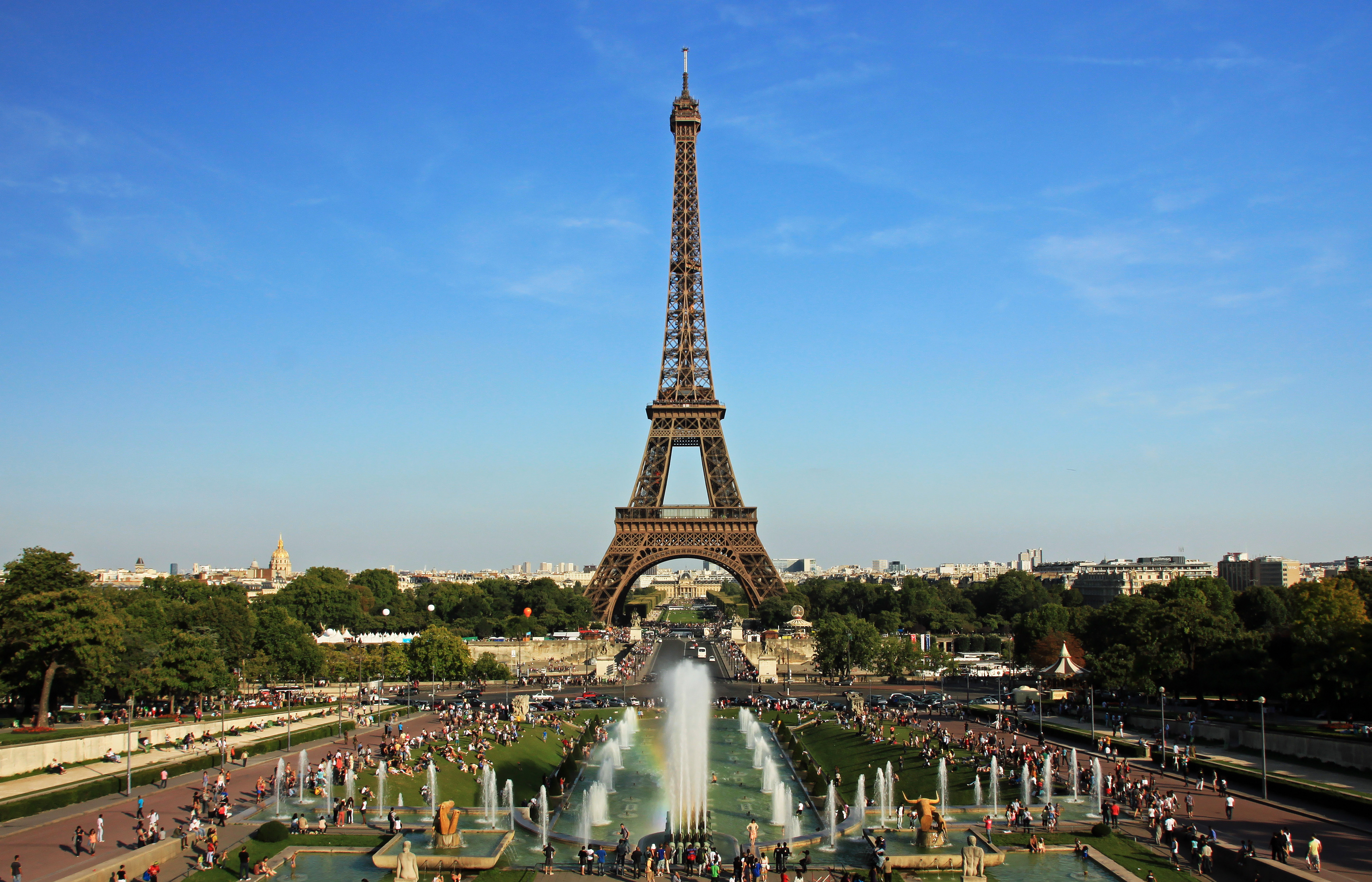 Eiffel tower from trocadero
