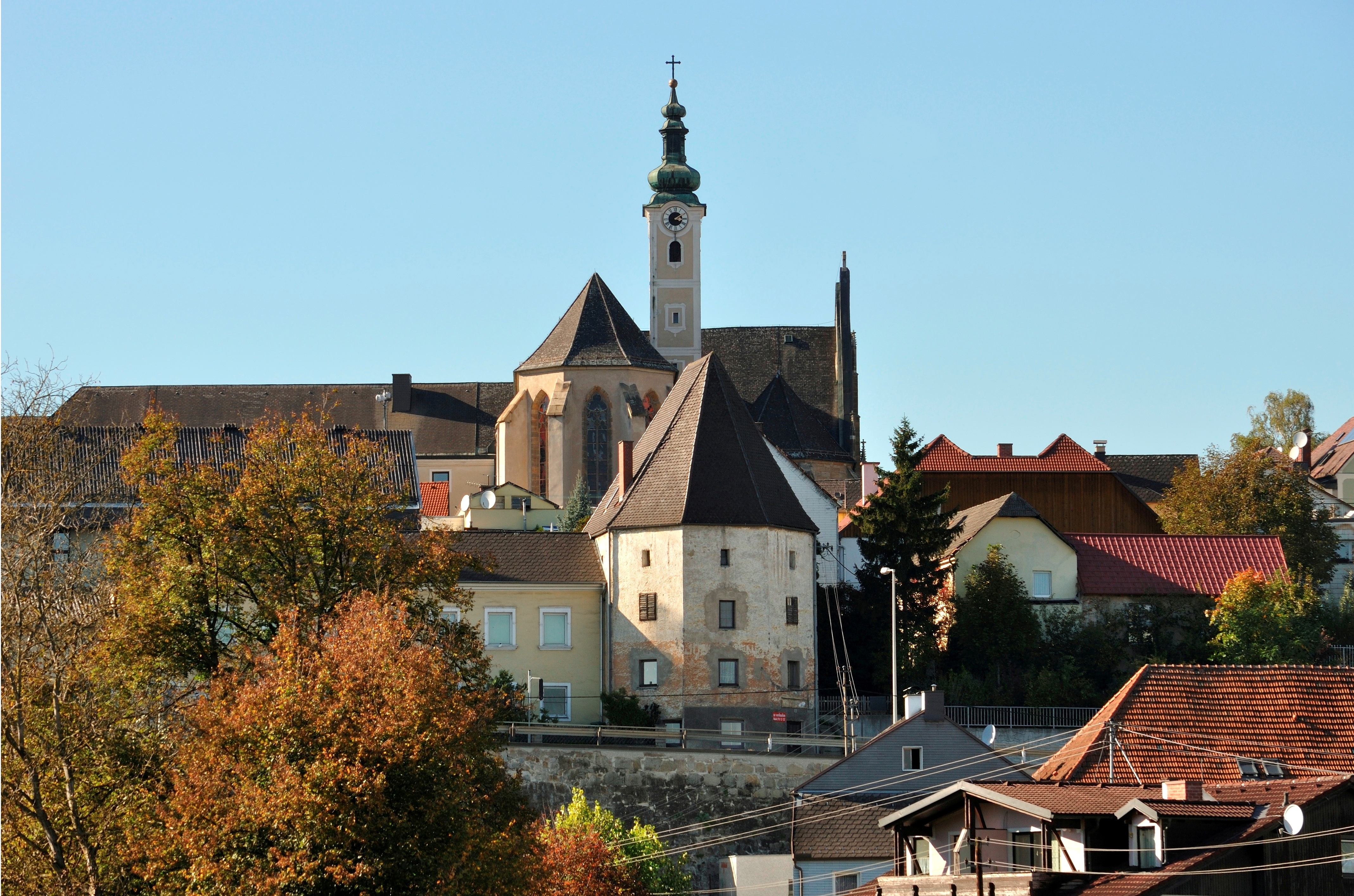 Enns Ledererturm Stadtpfarrkirche