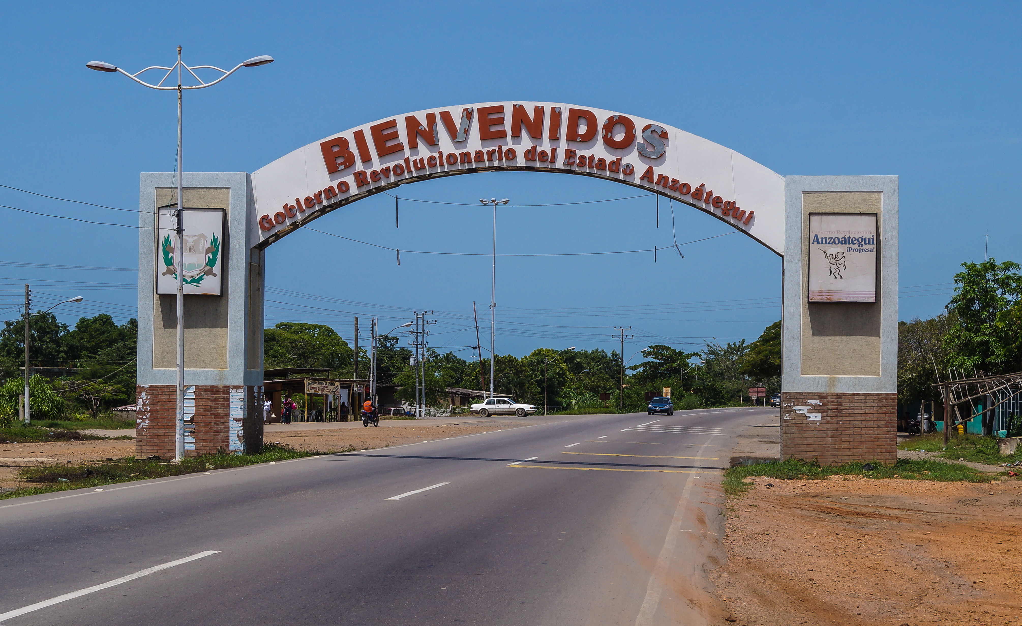 Entrada al estado Anzoategui