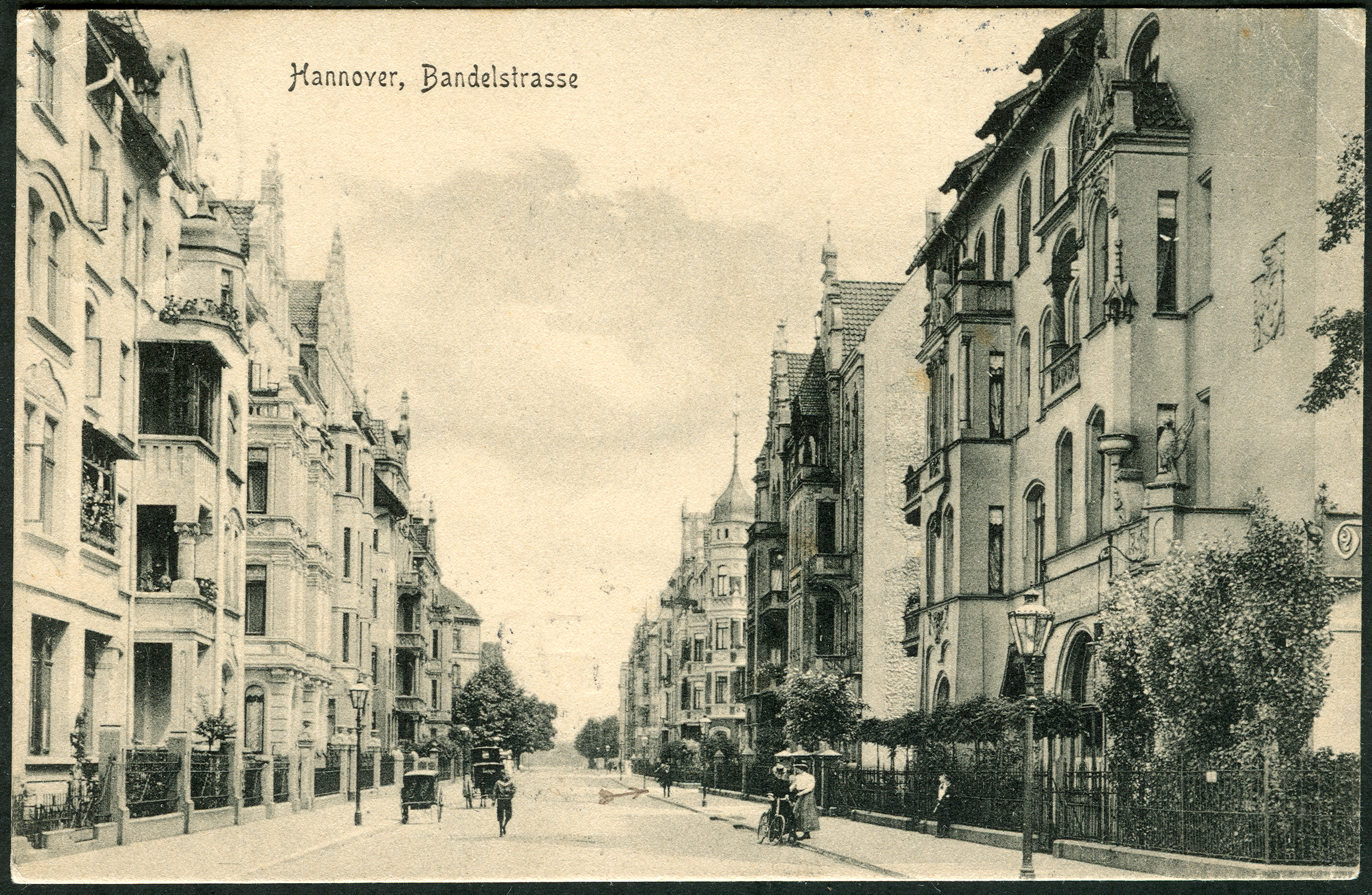 F. Astholz jun. AK 1065 Hannover, Bandelstraße, Bildseite