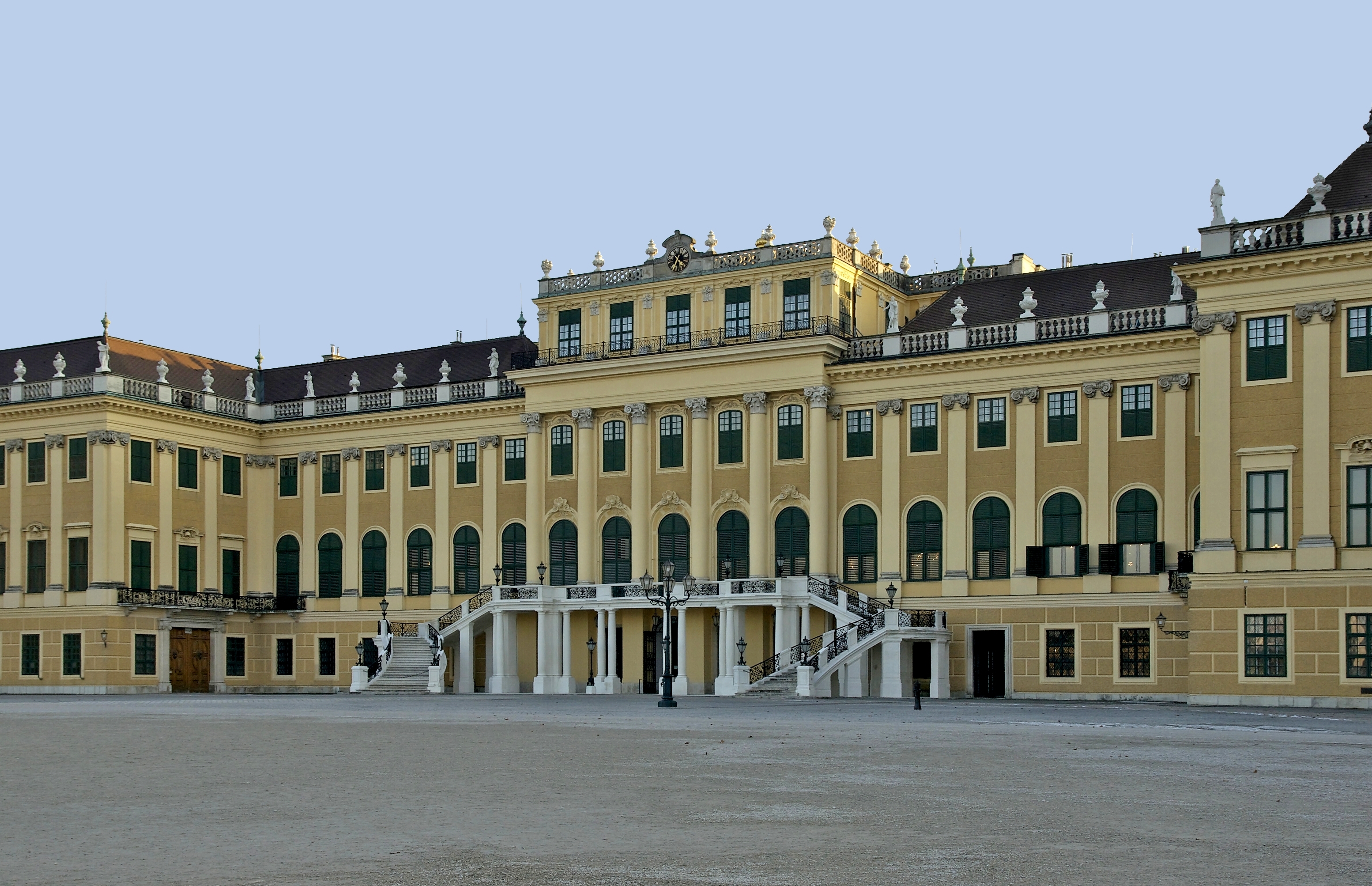 Façade nord château Schönbrunn Vienna